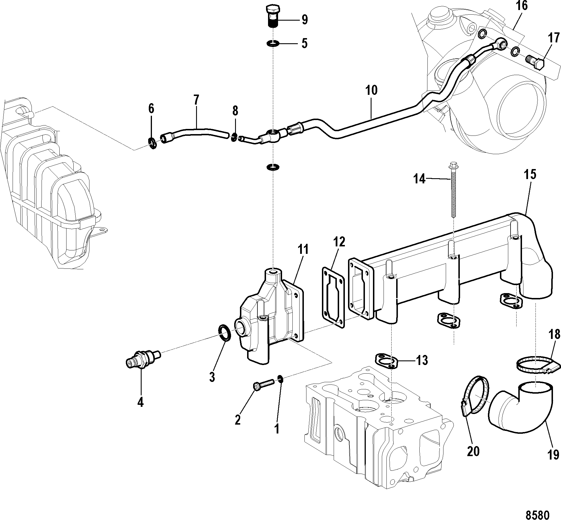 Coolant Manifold Strip