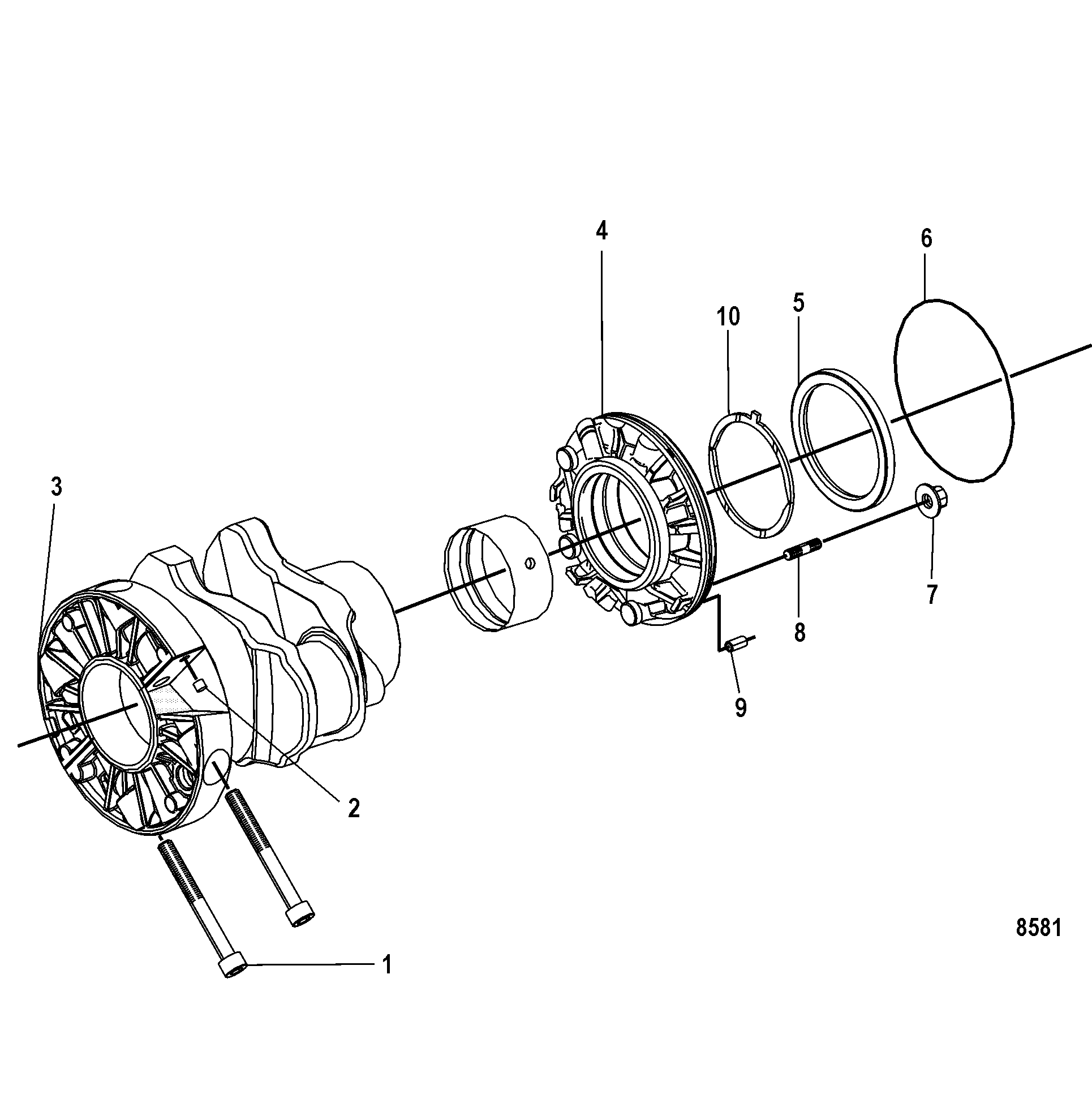Rear Oil Seal and Bearing Carrier