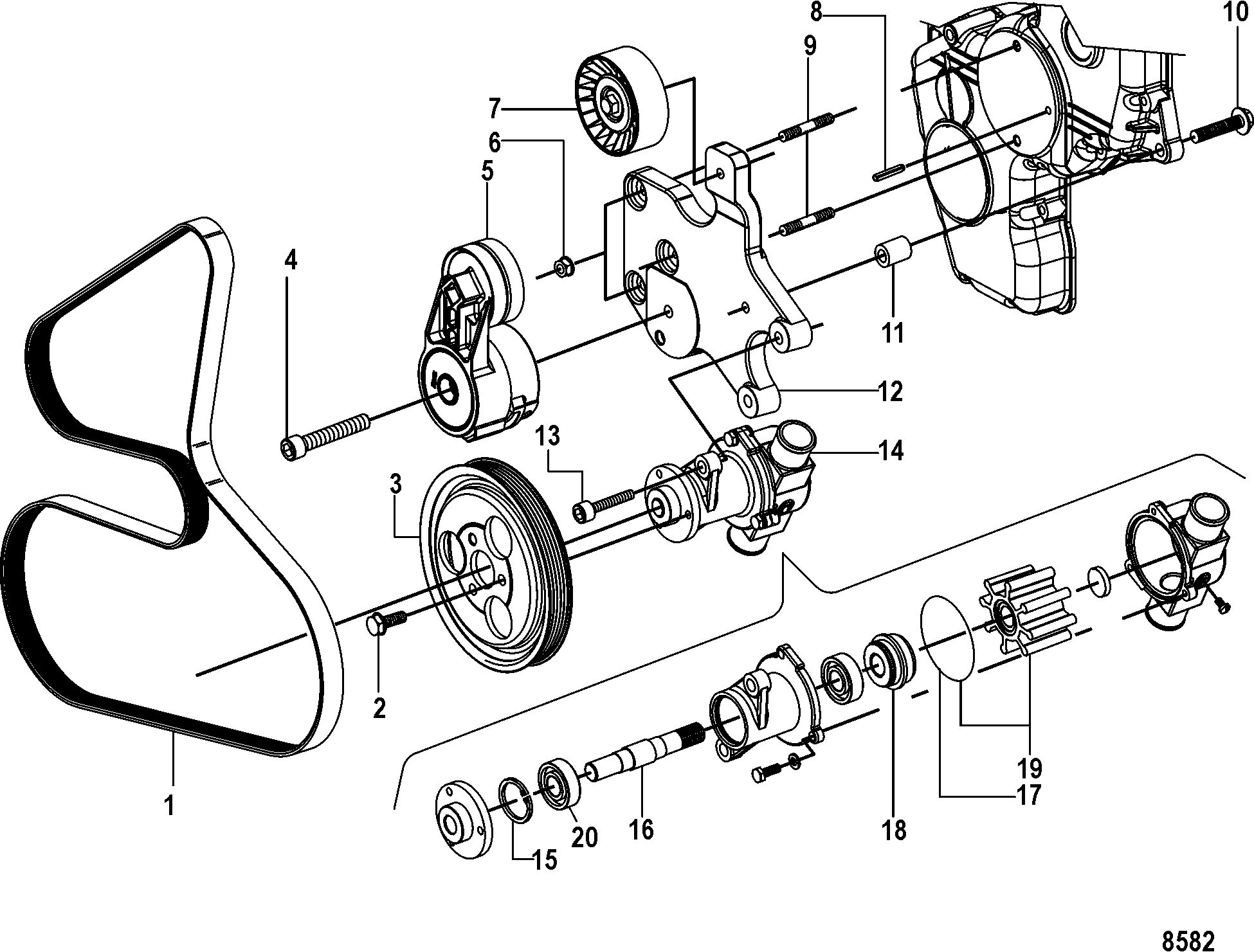 Water Pump and Front Dress