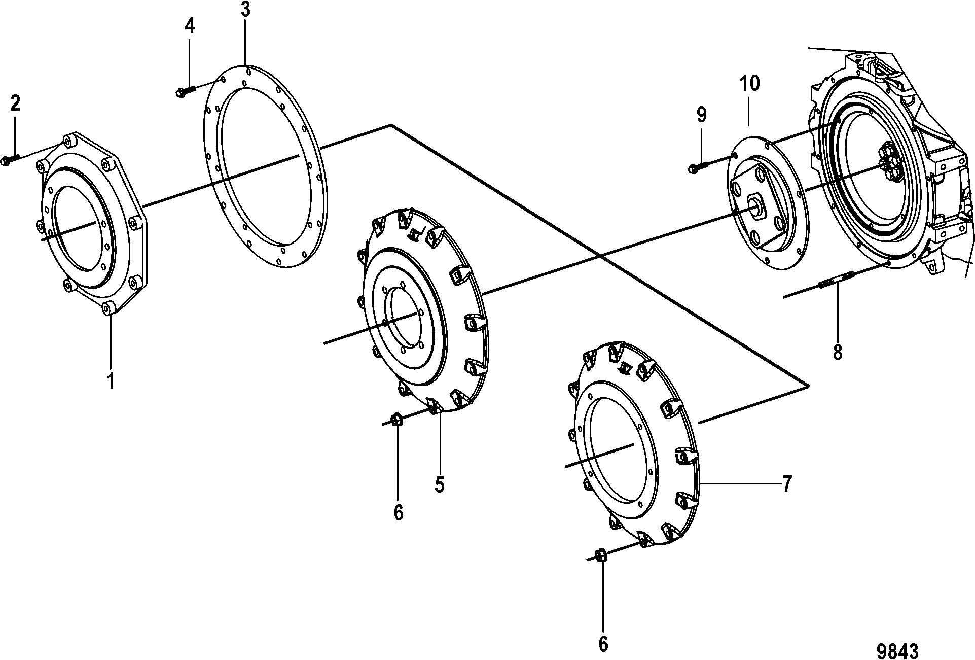 Flywheel Housing Cover(Inboard)