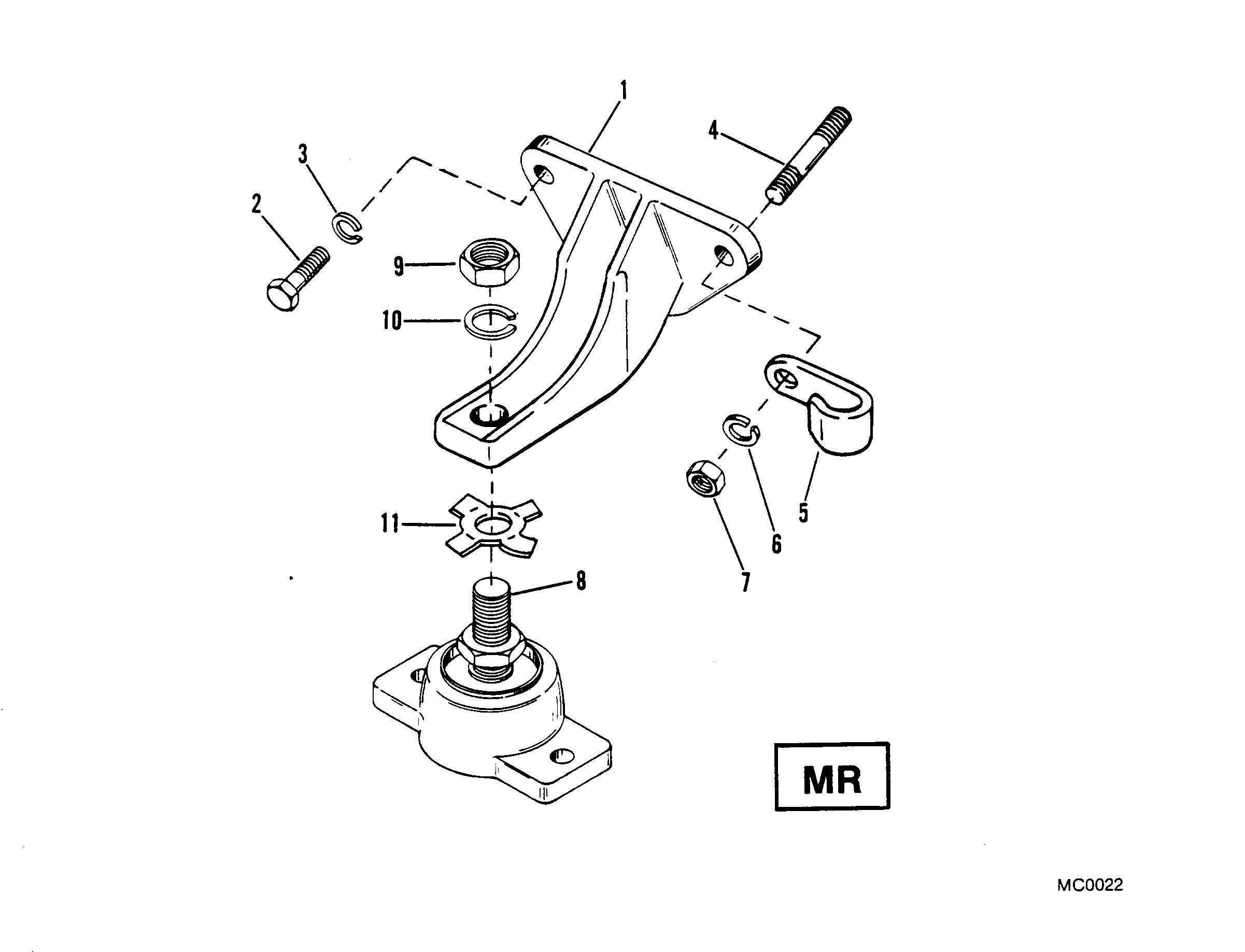 ENGINE MOUNTING (MR)