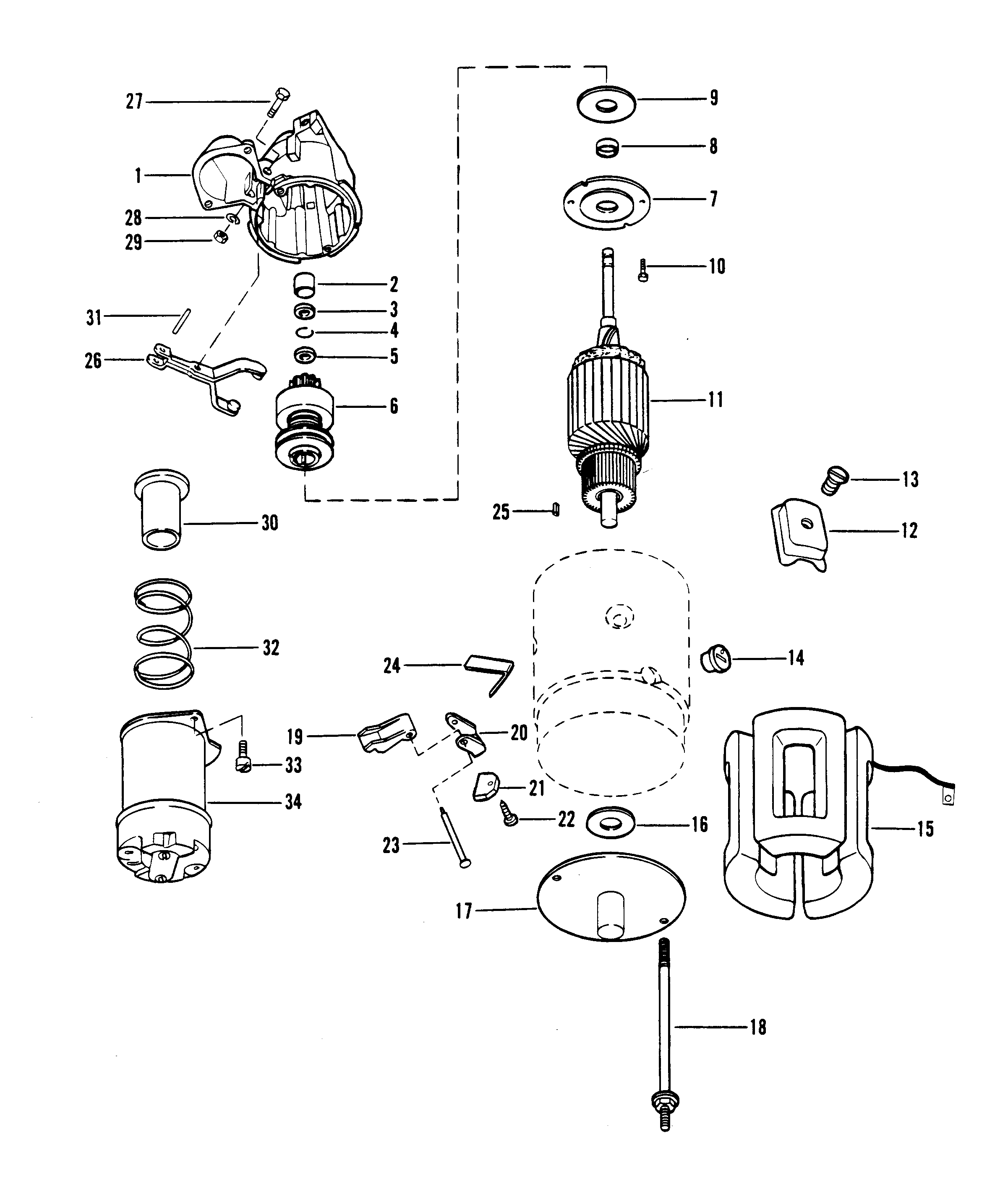 STARTER MOTOR (TR)