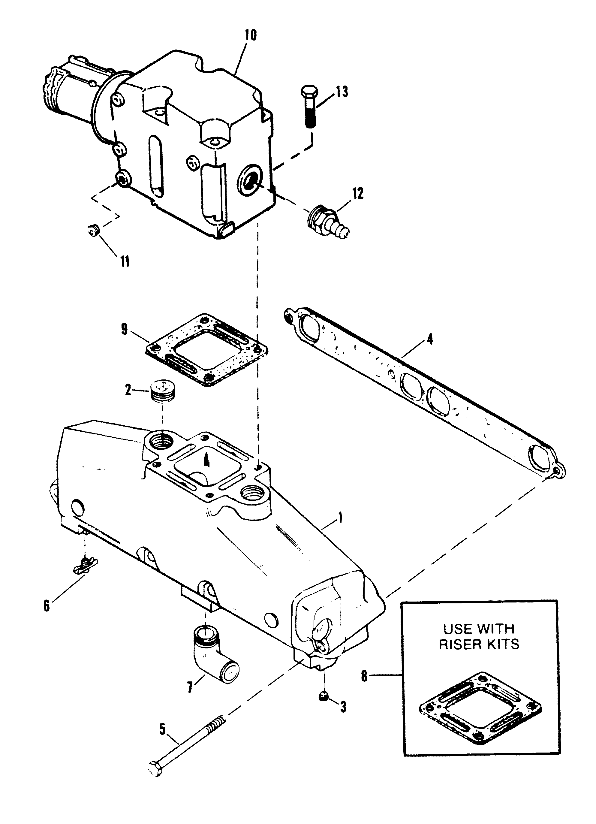 EXHAUST MANIFOLD AND EXHAUST ELBOW