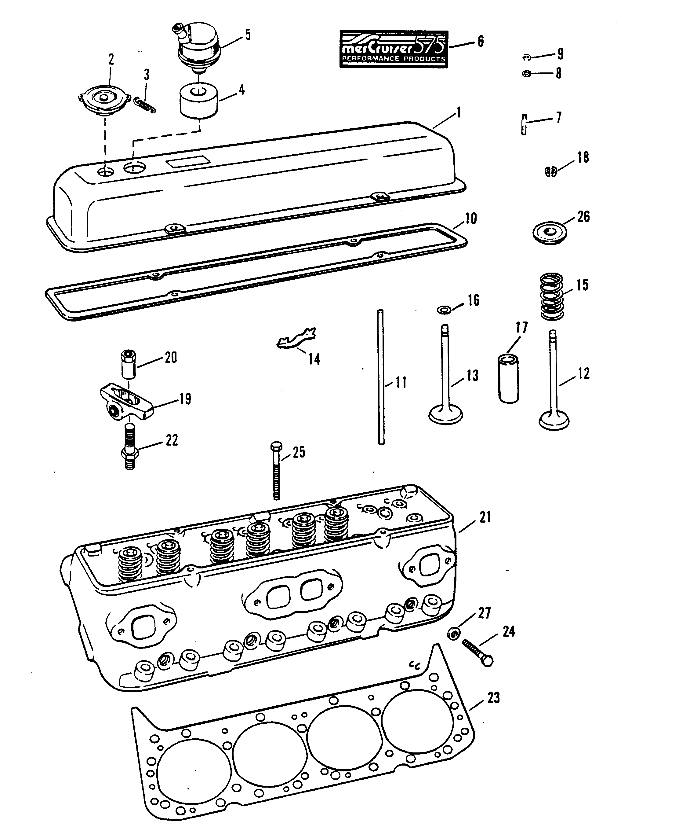CYLINDER HEAD AND ROCKER COVER