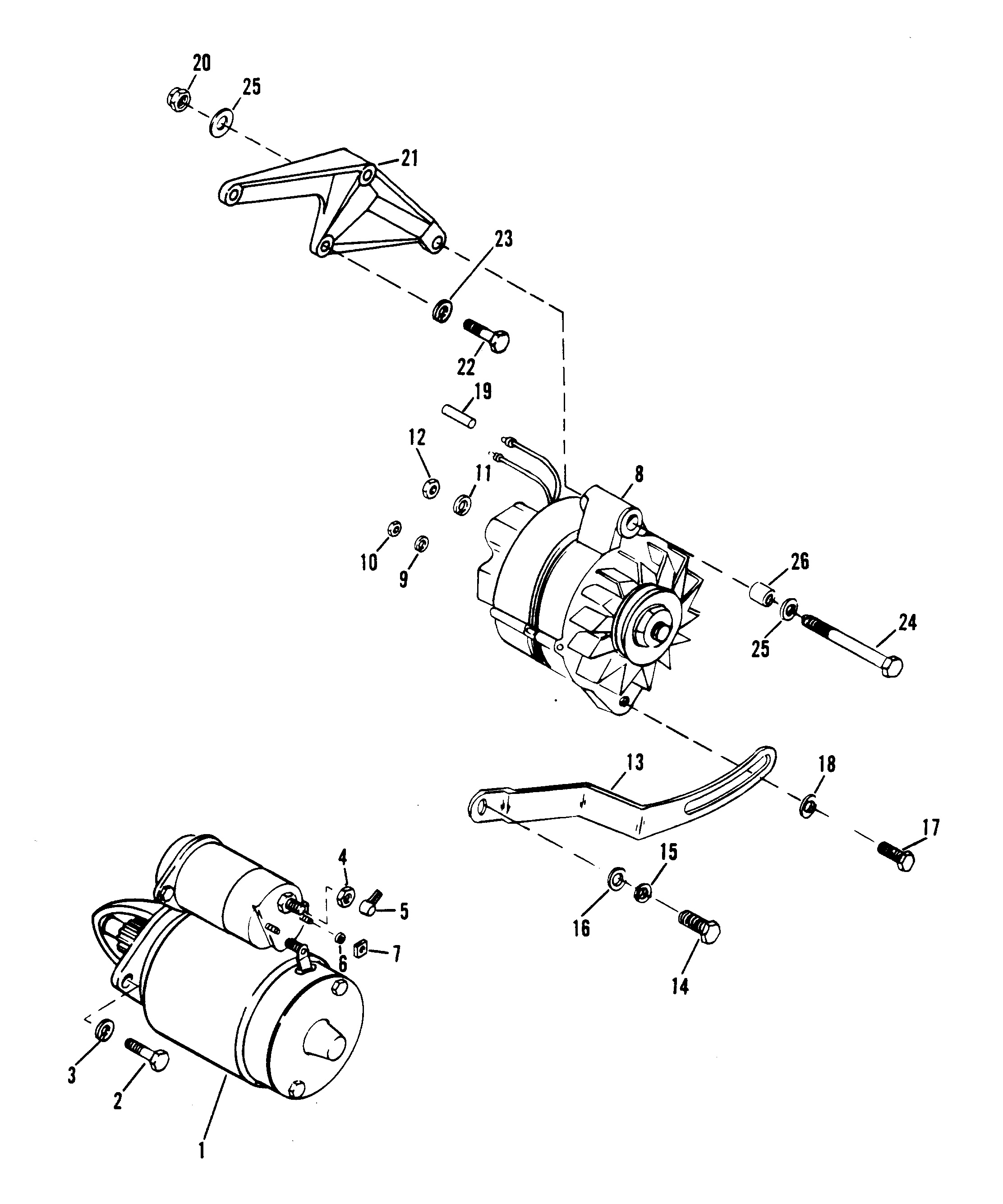 STARTER AND ALTERNATOR