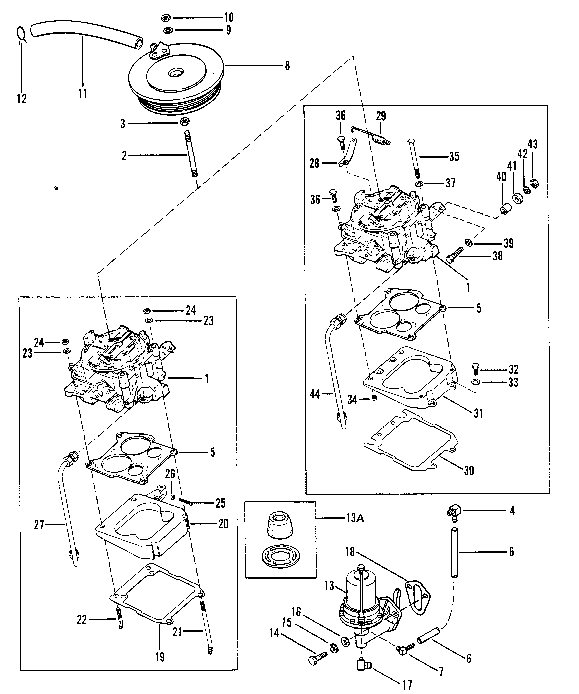 CARBURETOR AND FUEL PUMP