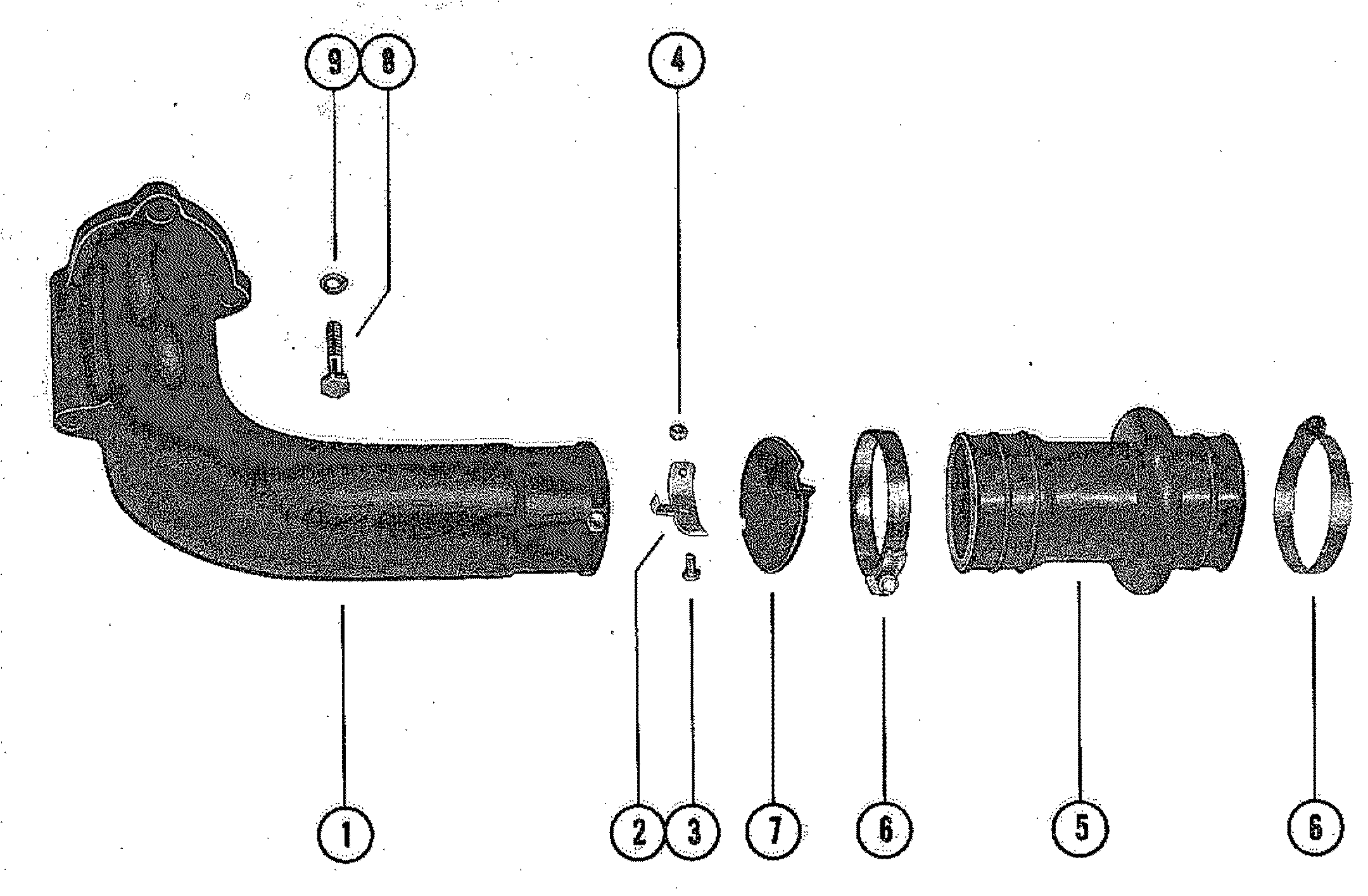 EXHAUST ELBOW ASSEMBLY