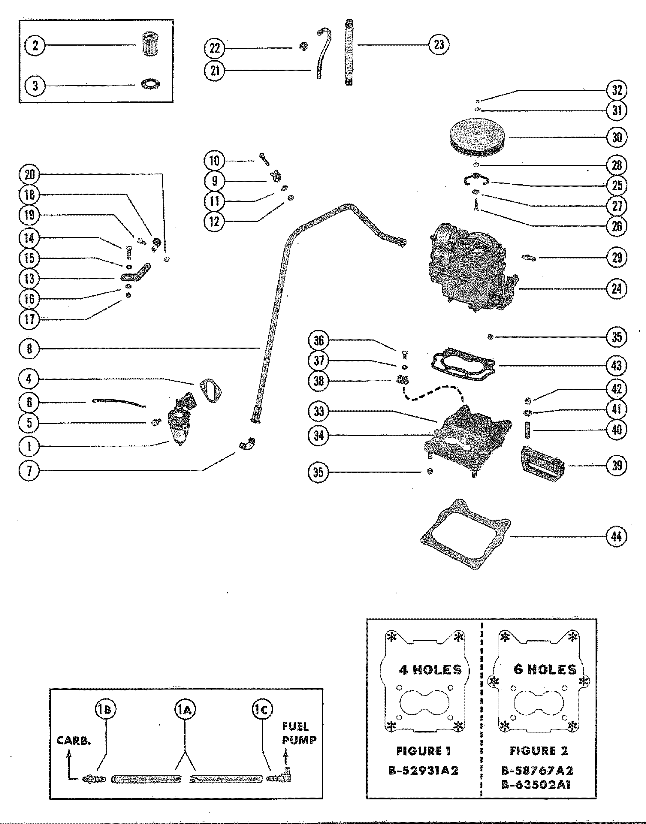 FUEL PUMP AND CARBURETOR