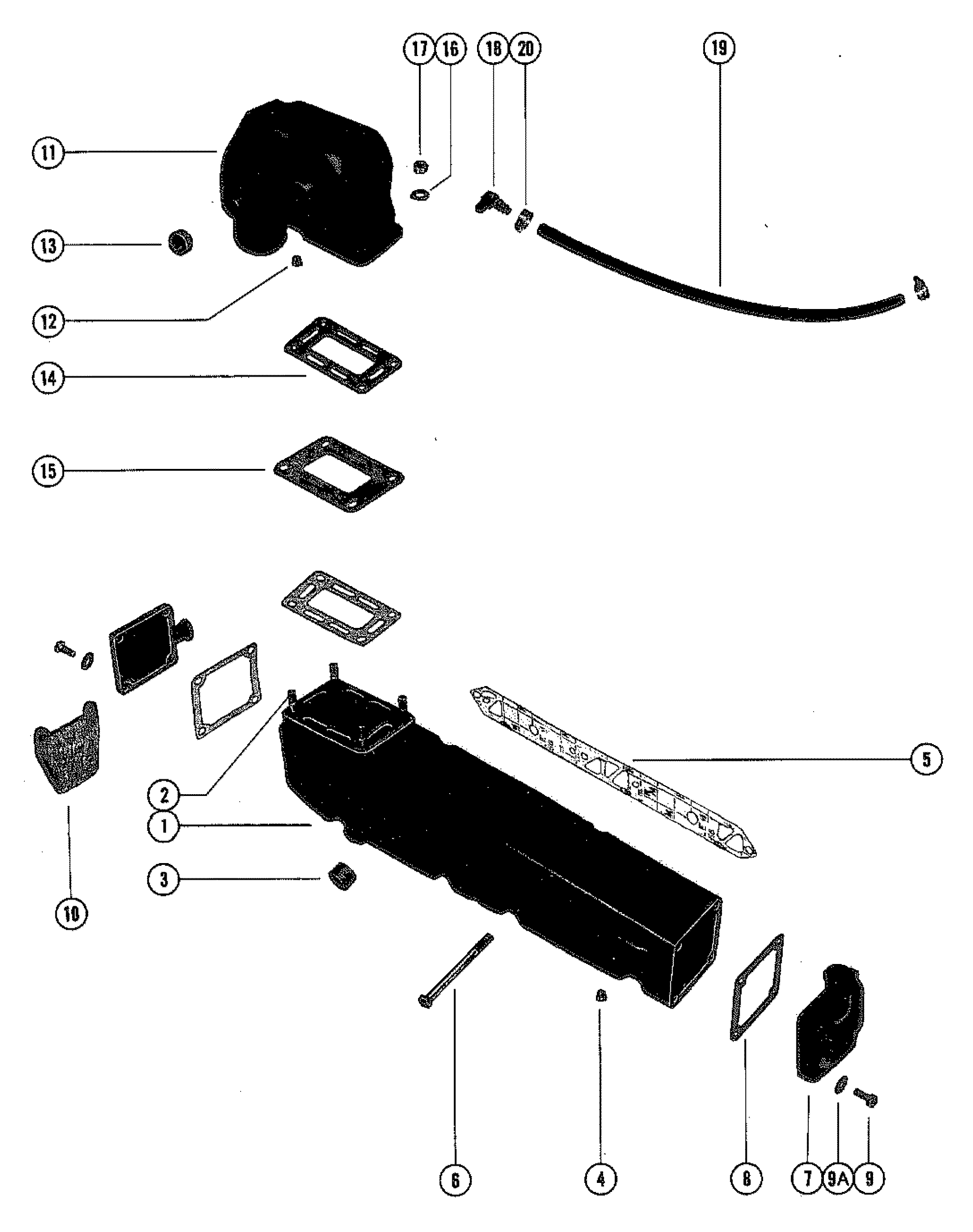 EXHAUST MANIFOLD AND EXHAUST ELBOW