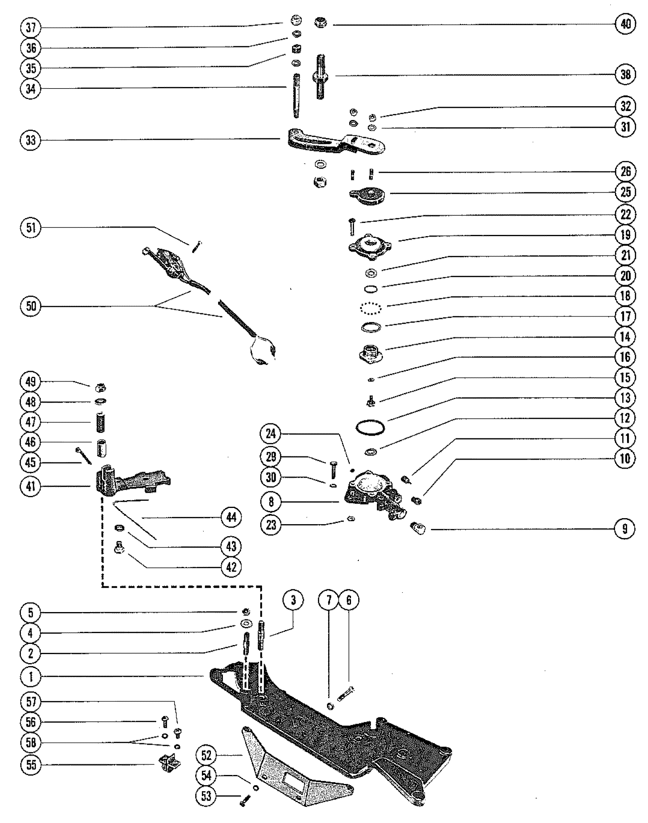 SHIFT BRACKET AND REVERSE LOCK VALVE