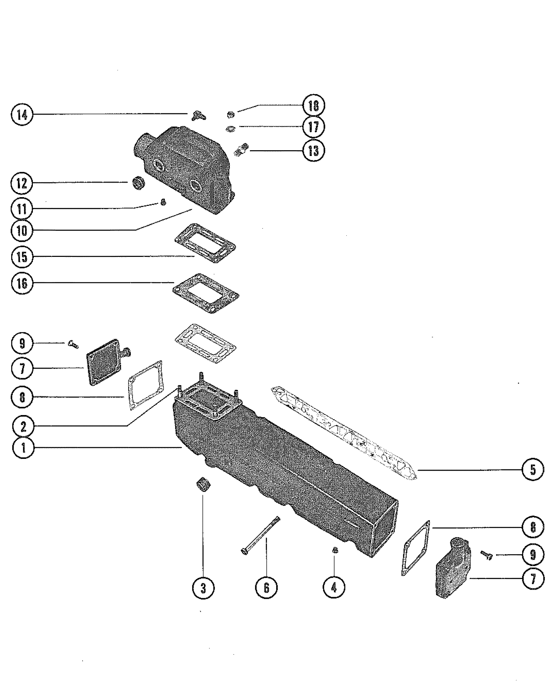 EXHAUST MANIFOLD AND EXHAUST ELBOW