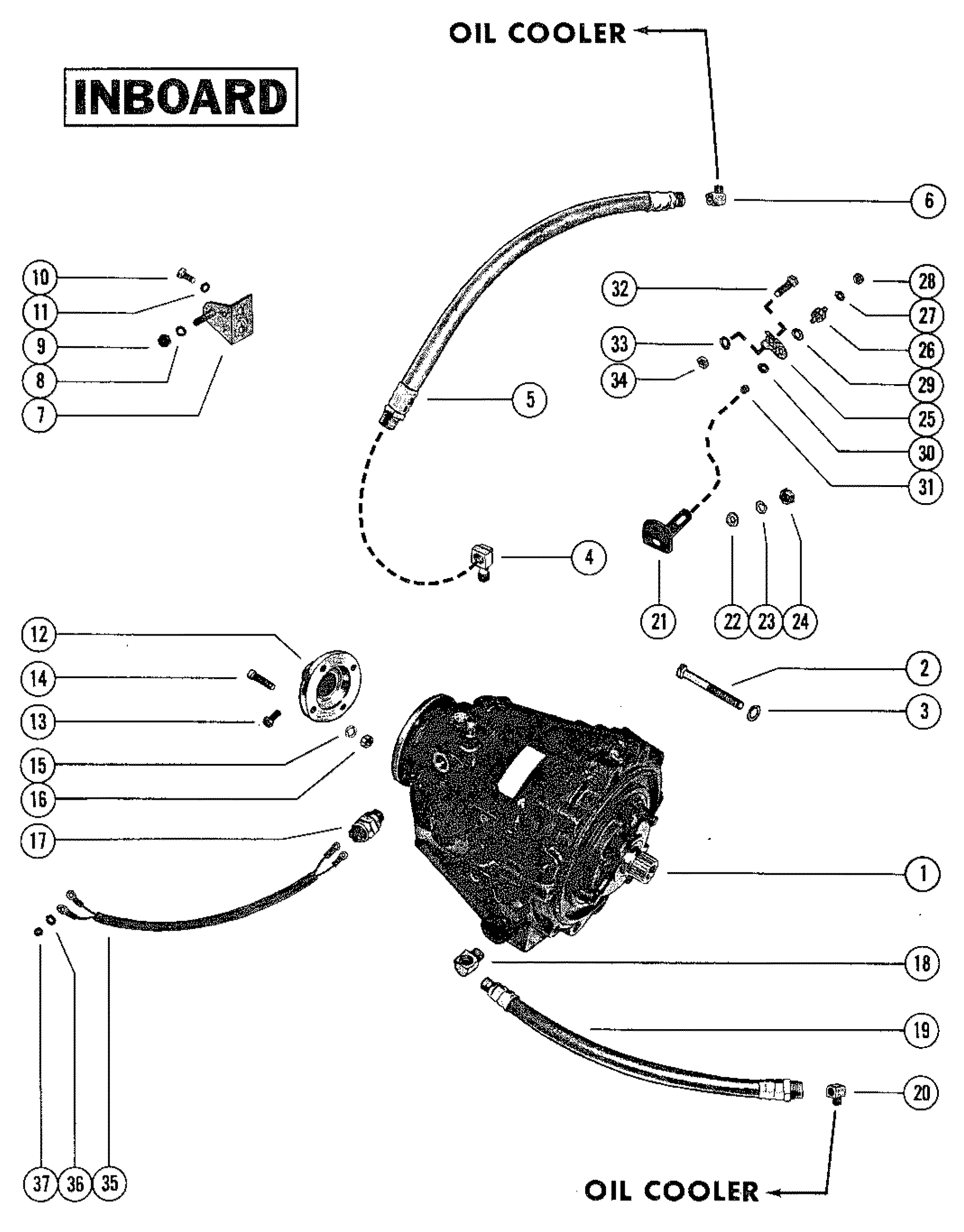 TRANSMISSION ASSEMBLY (INBOARD)