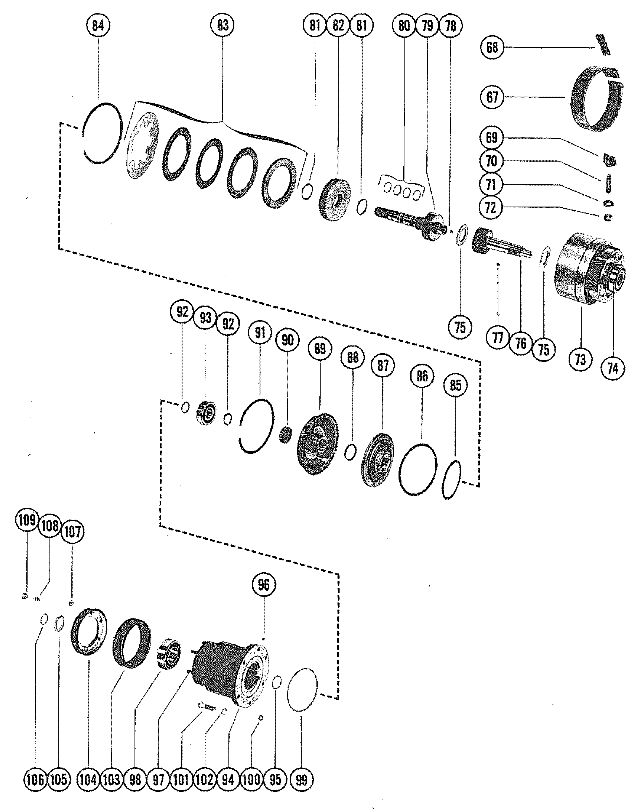 TRANSMISSION ASSEMBLY (STERN DRIVE) PAGE 2