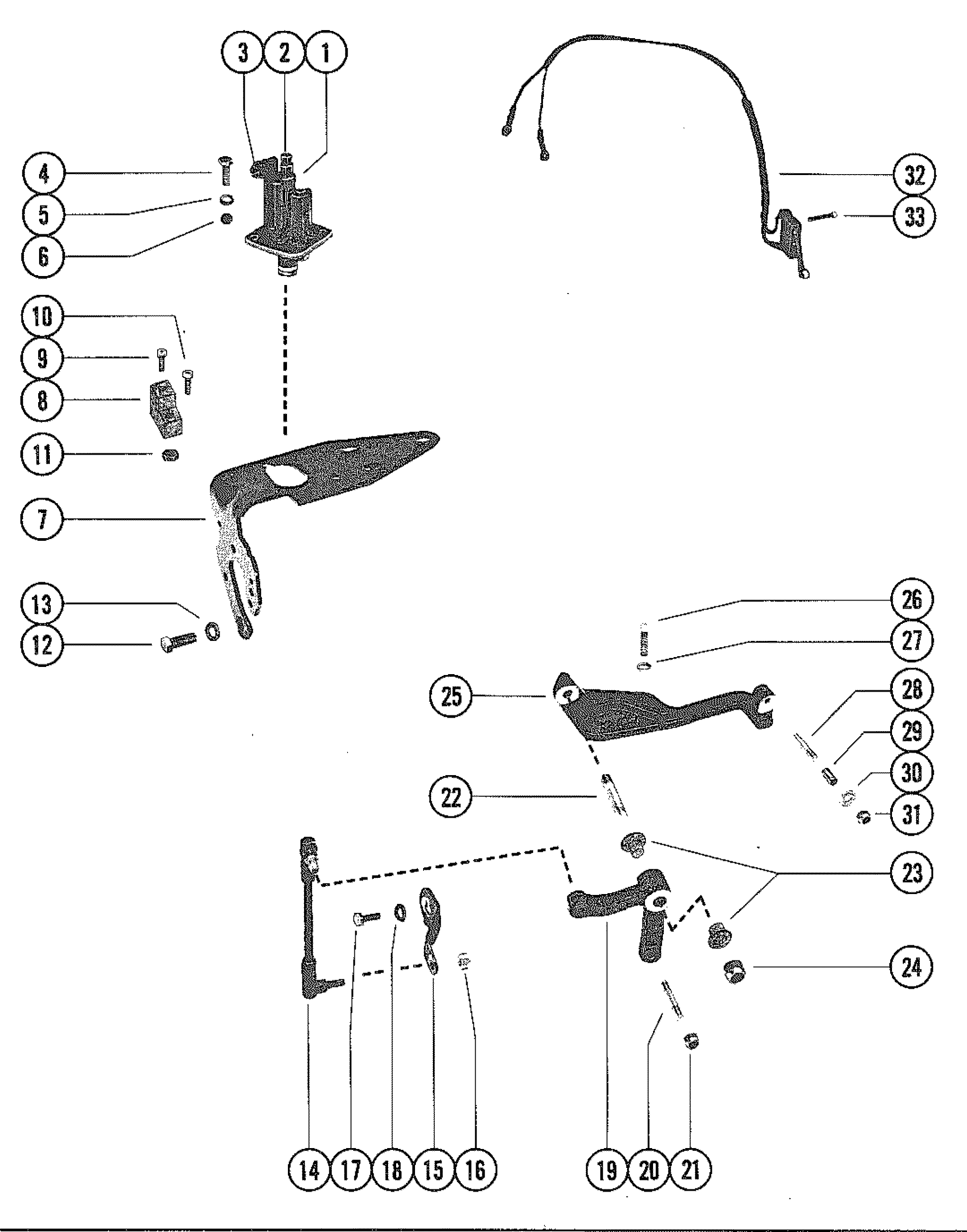 REVERSE LOCK VALVE (STERN DRIVE - MANUAL SHIFT)