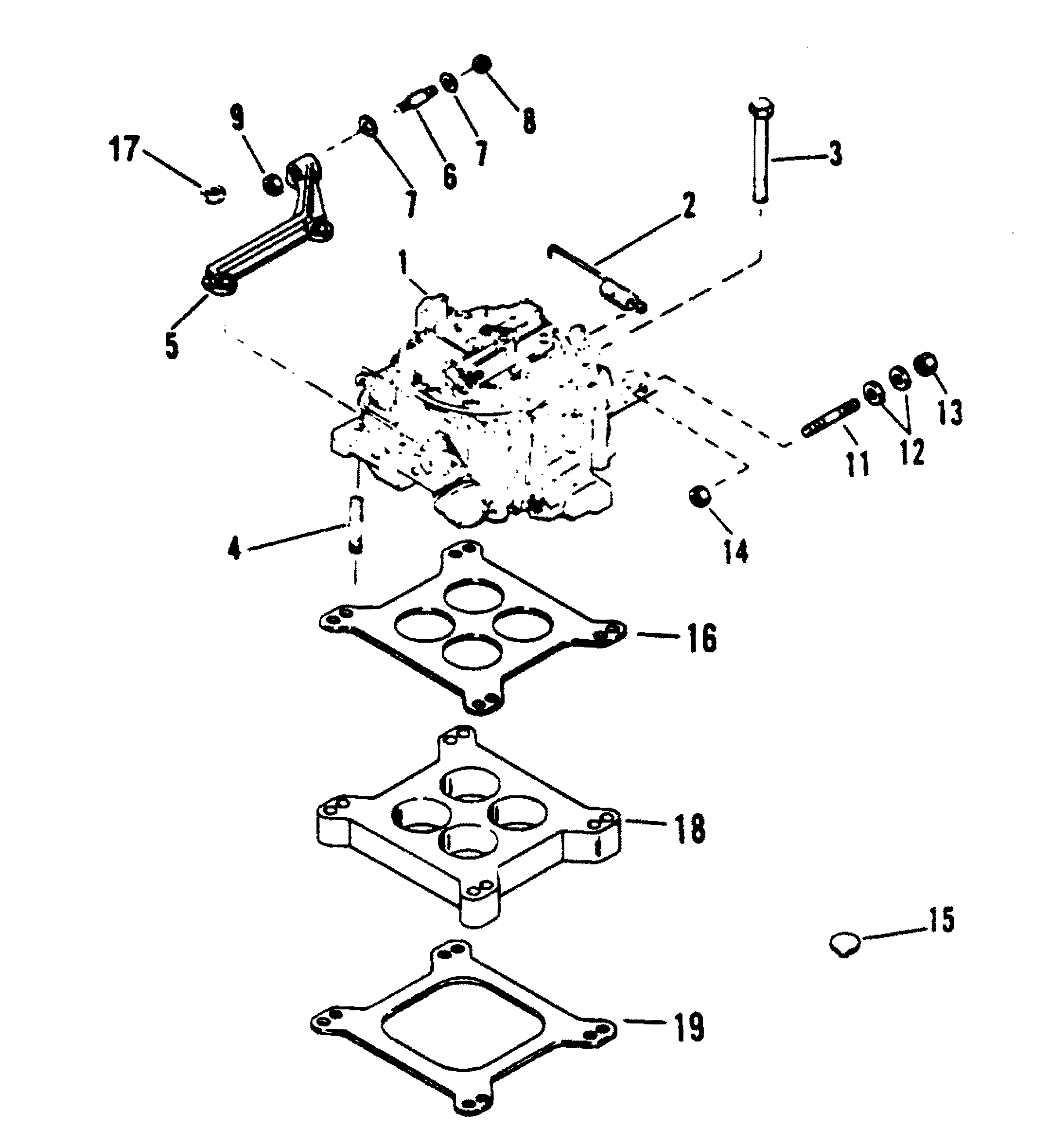 CARBURETOR AND LINKAGE