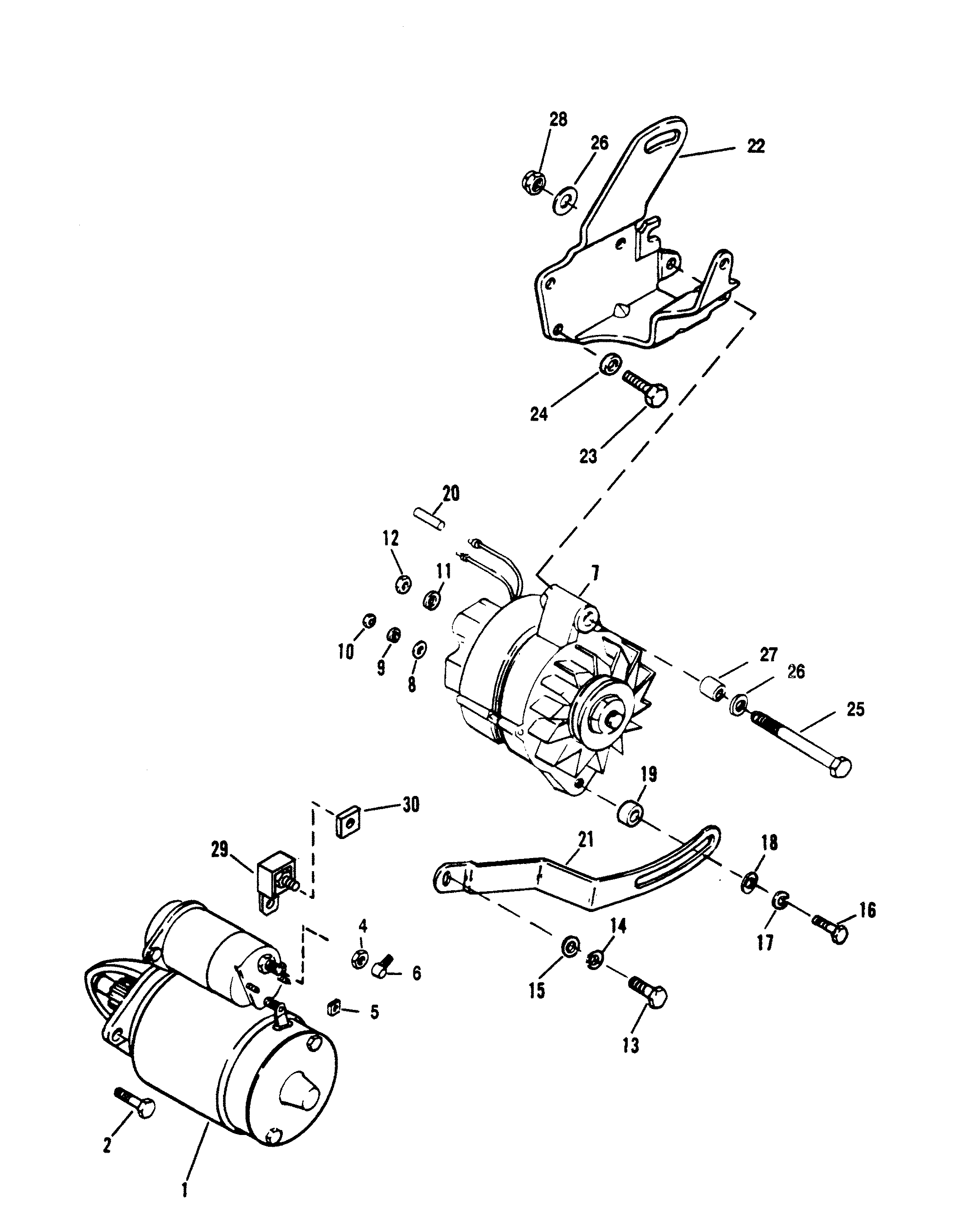 STARTER AND ALTERNATOR
