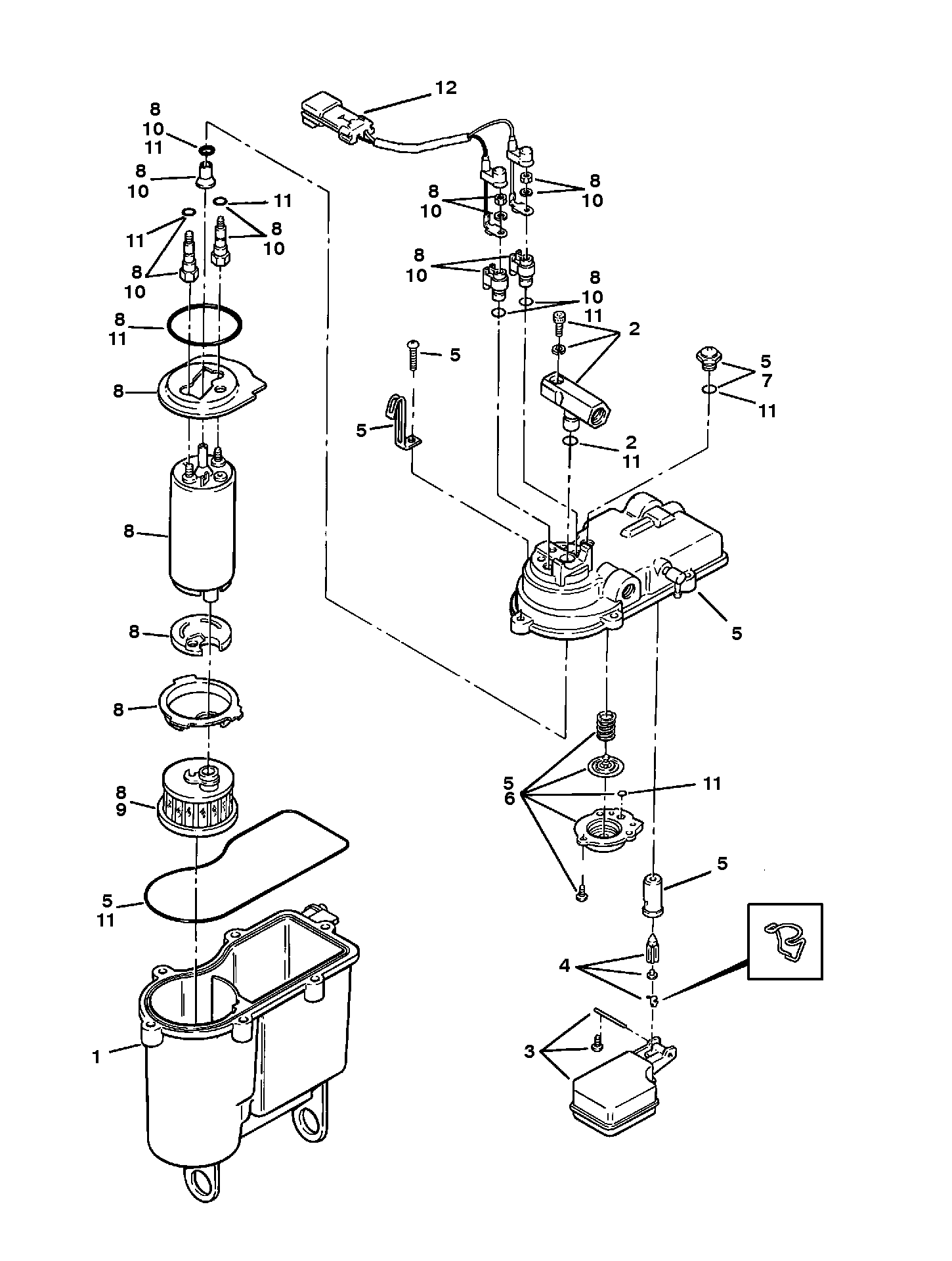 VAPOR SEPARATOR TANK