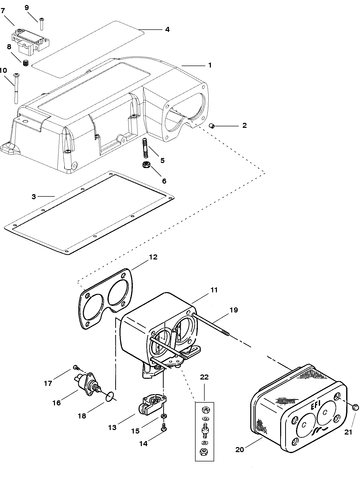 INTAKE PLENUM AND FLAME ARRESTOR