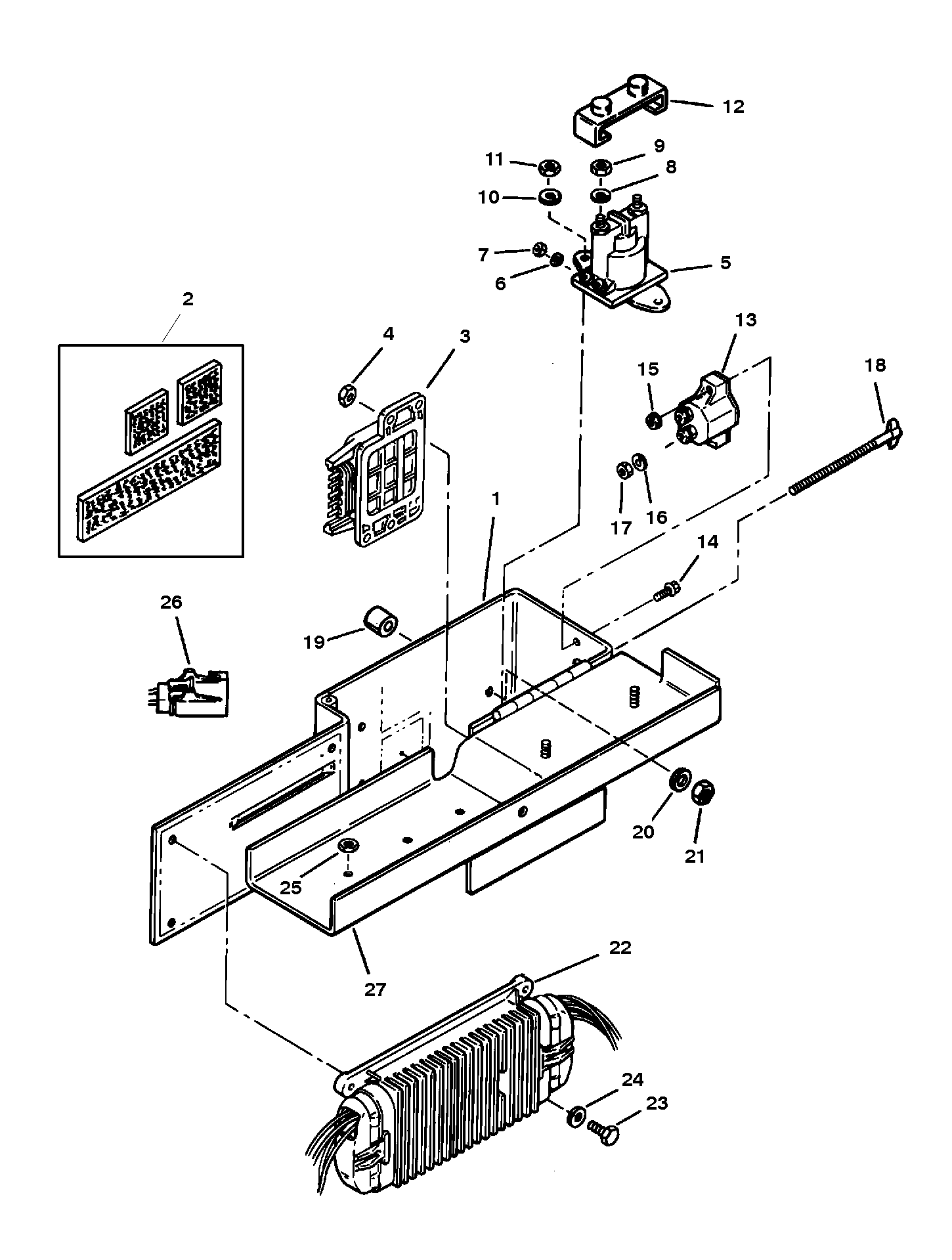ELECTRICAL BOX AND COMPONENTS