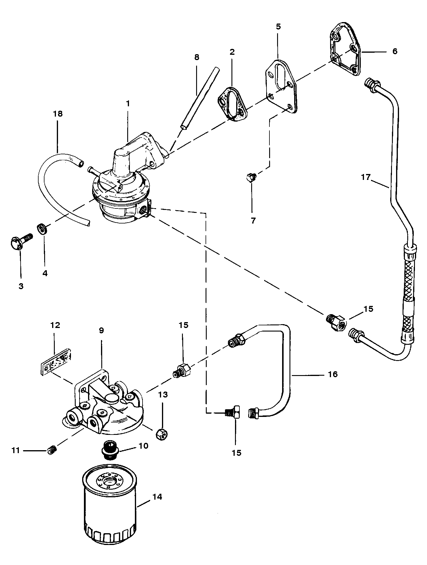 FUEL PUMP AND FUEL FILTER