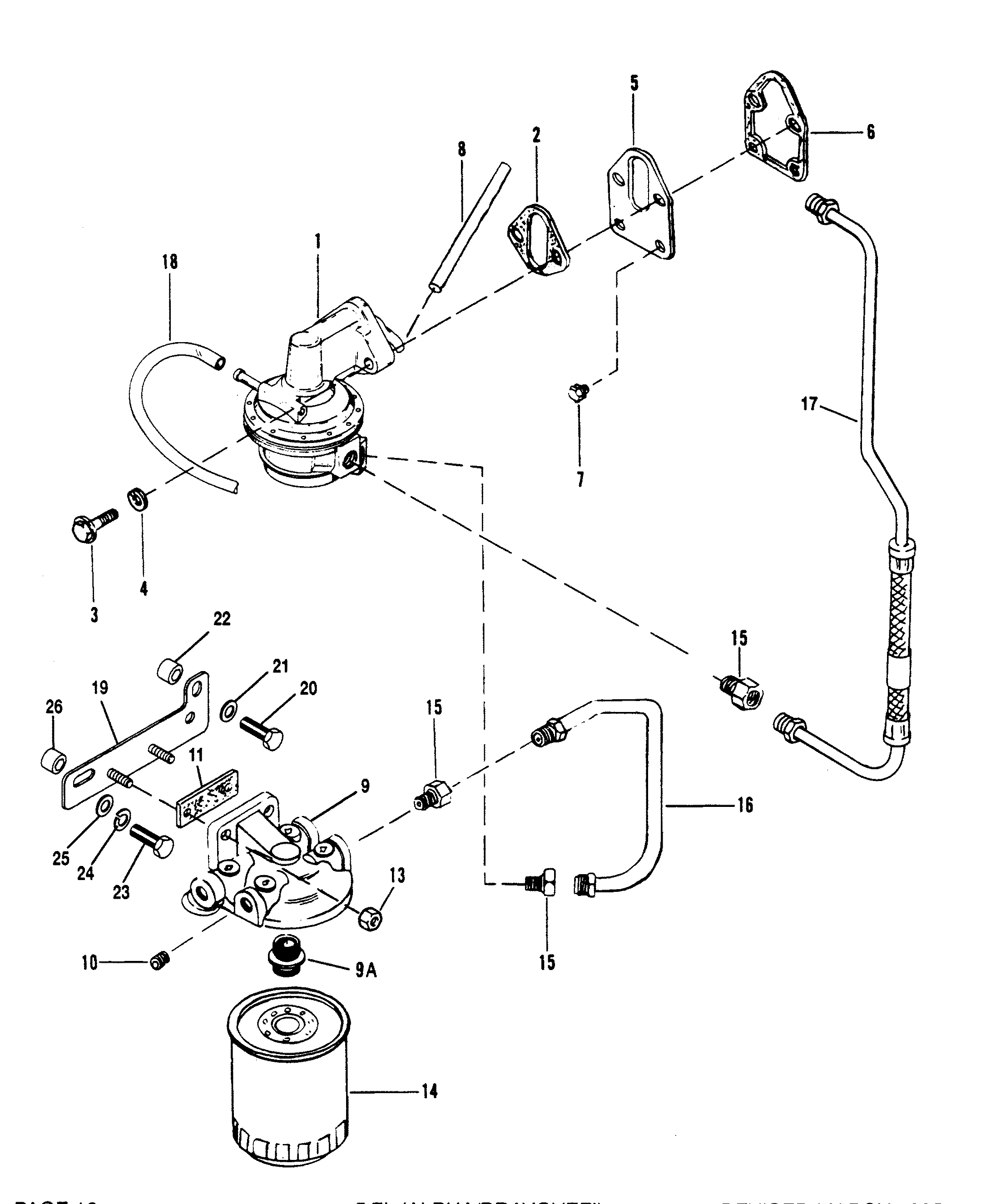 FUEL PUMP AND FUEL FILTER