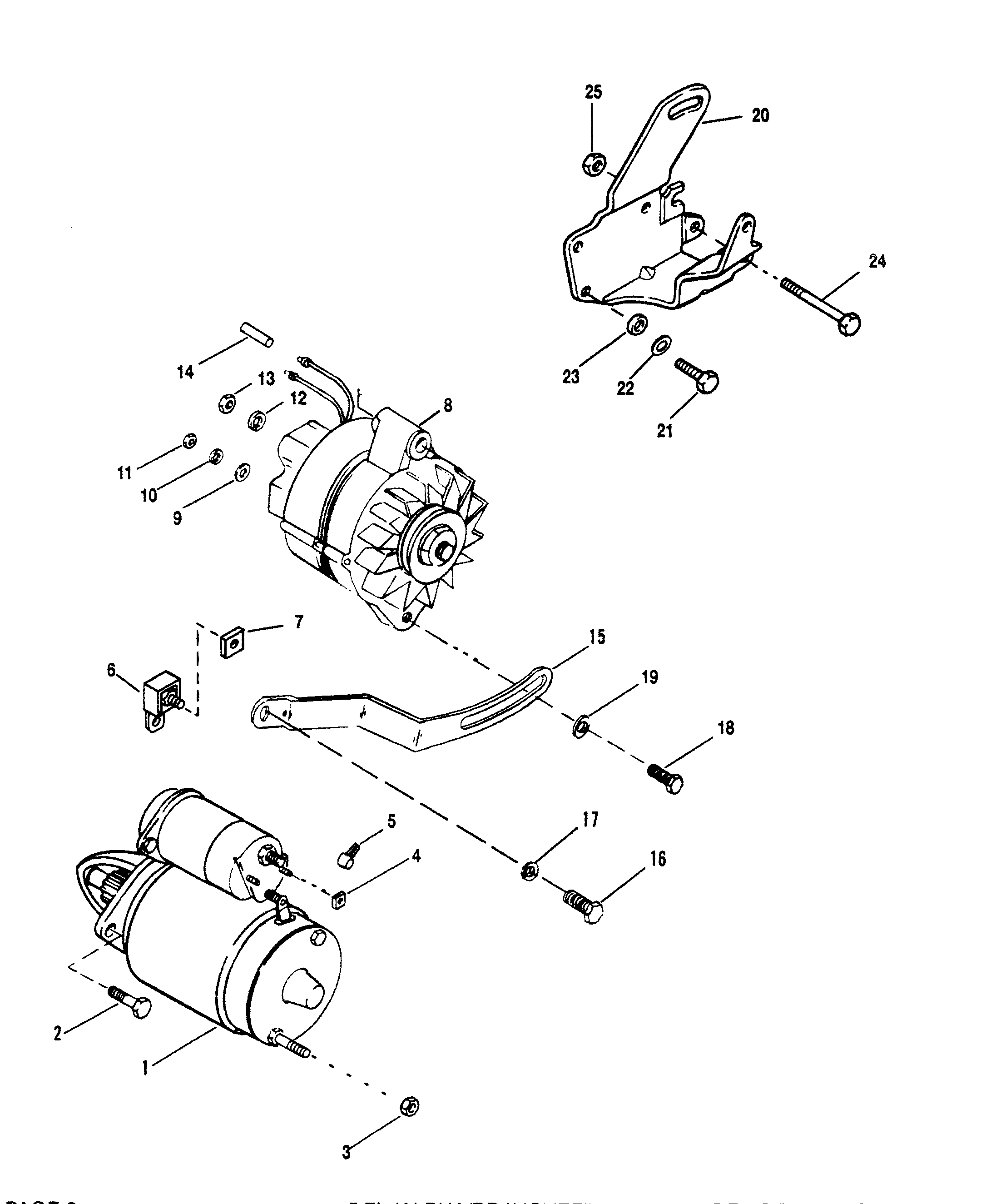 STARTER MOTOR AND ALTERNATOR