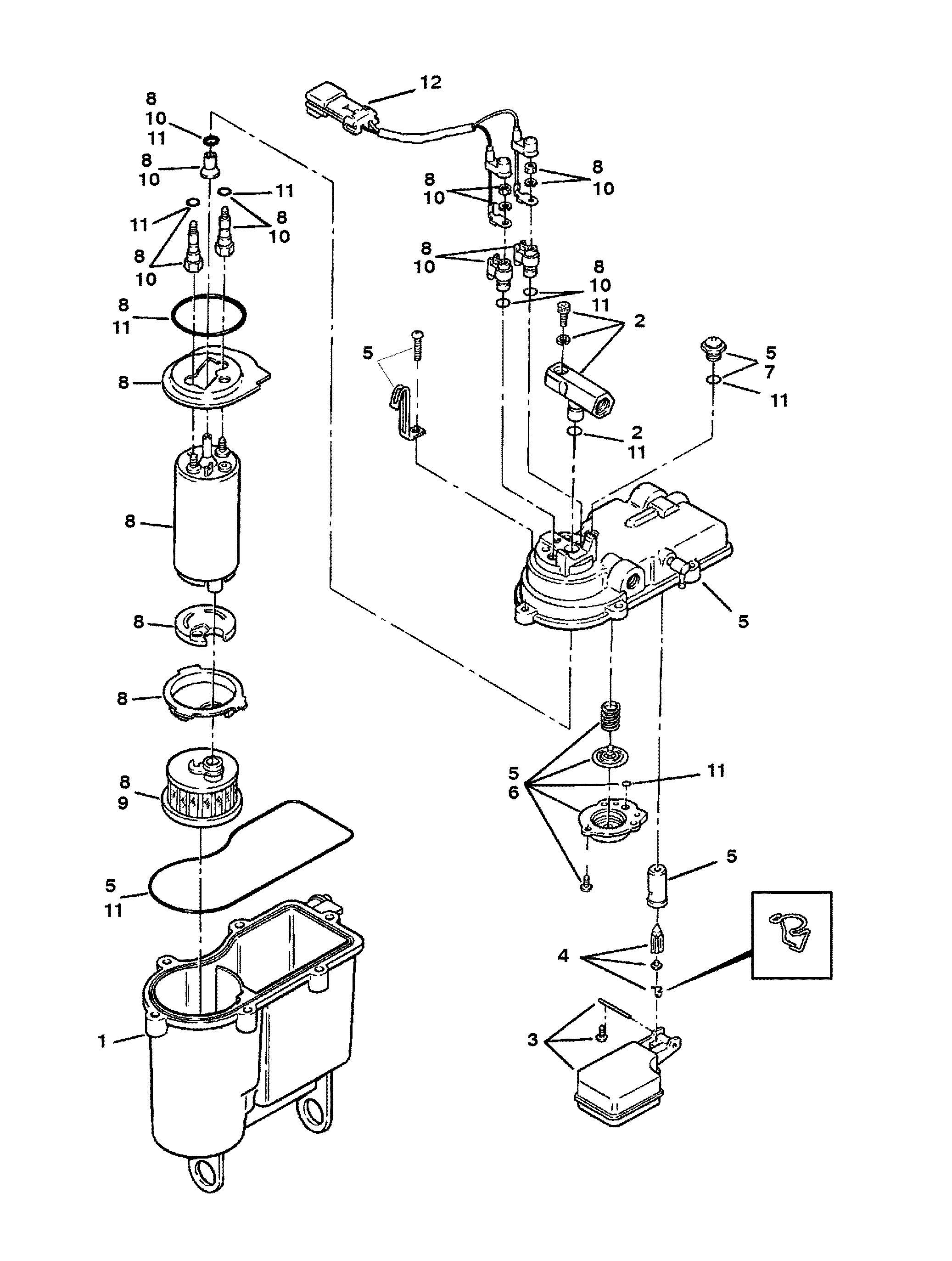 VAPOR SEPARATOR TANK