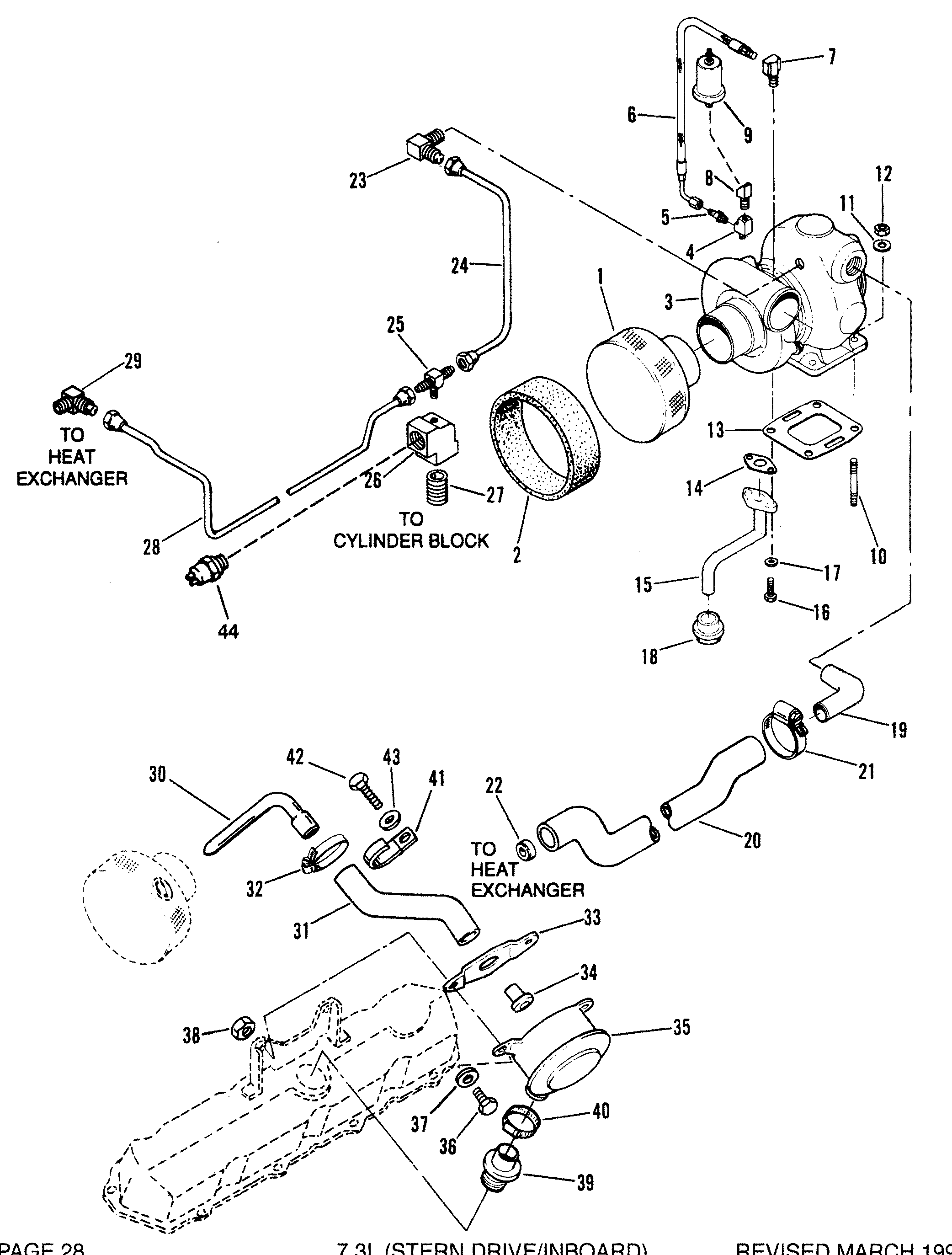 TURBOCHARGER AND AIR CLEANER