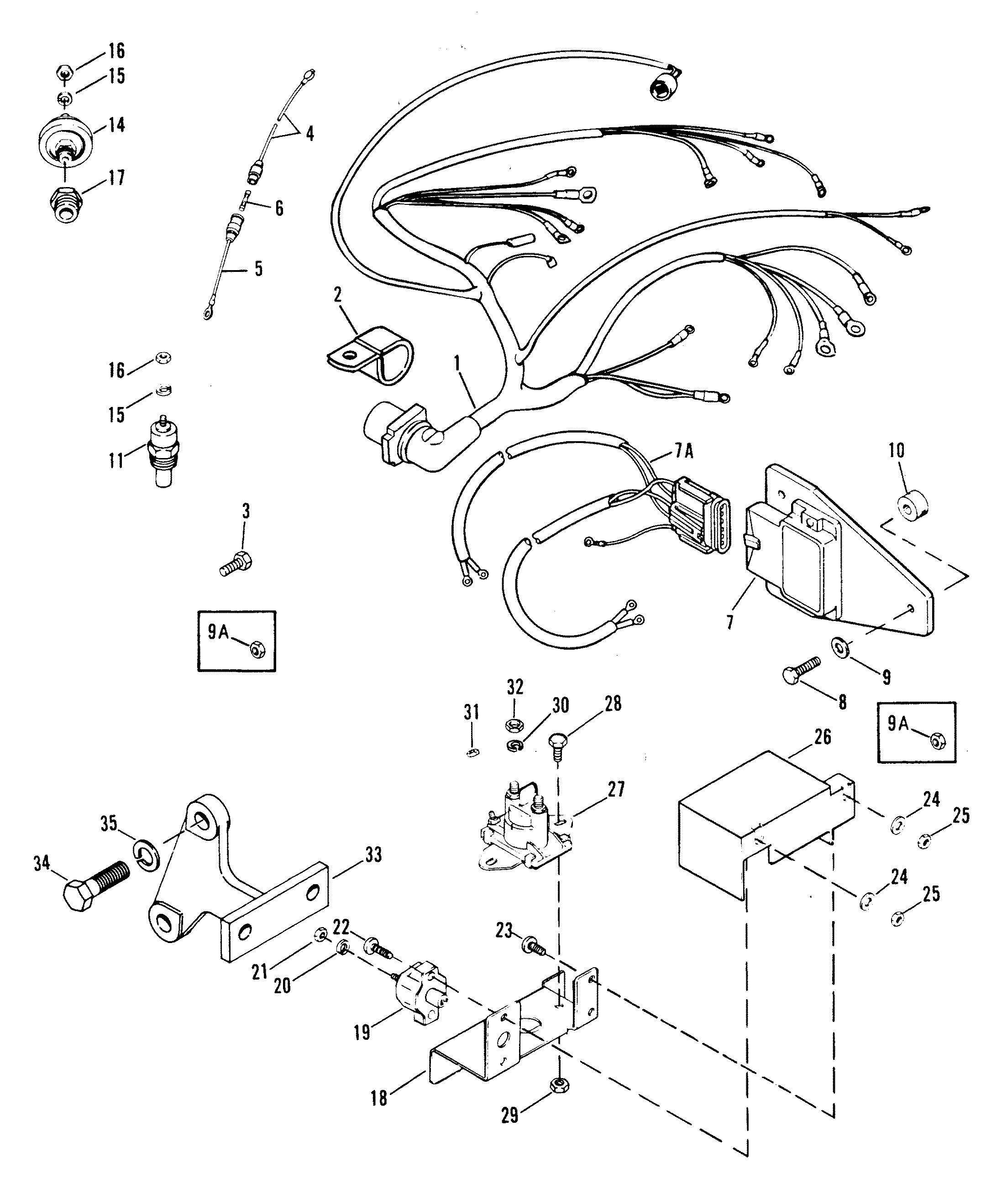 WIRING HARNESS, ELECTRICAL AND IGNITION