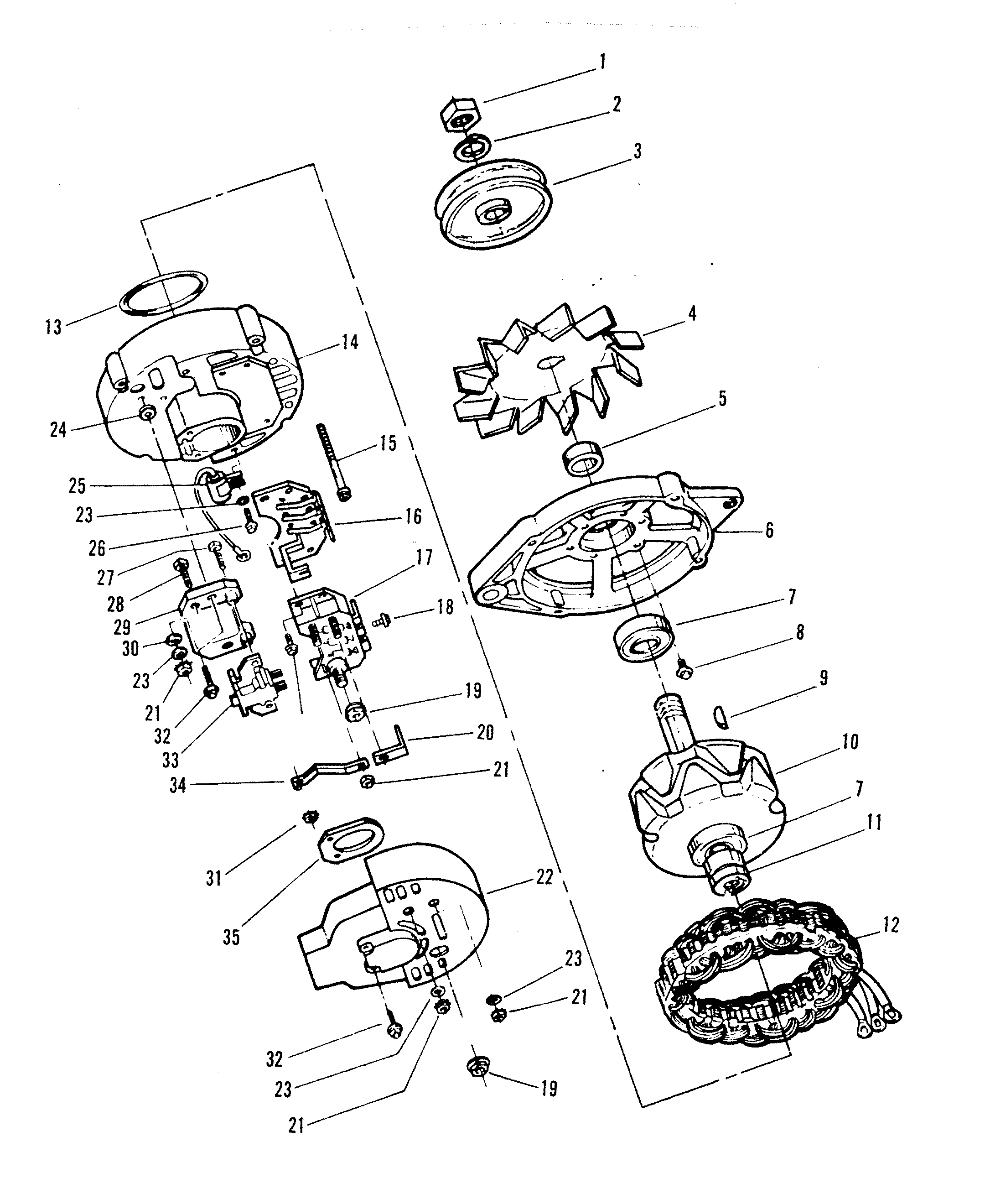 ALTERNATOR (PRESTOLITE) PRESTOLITE #8EM2003KA