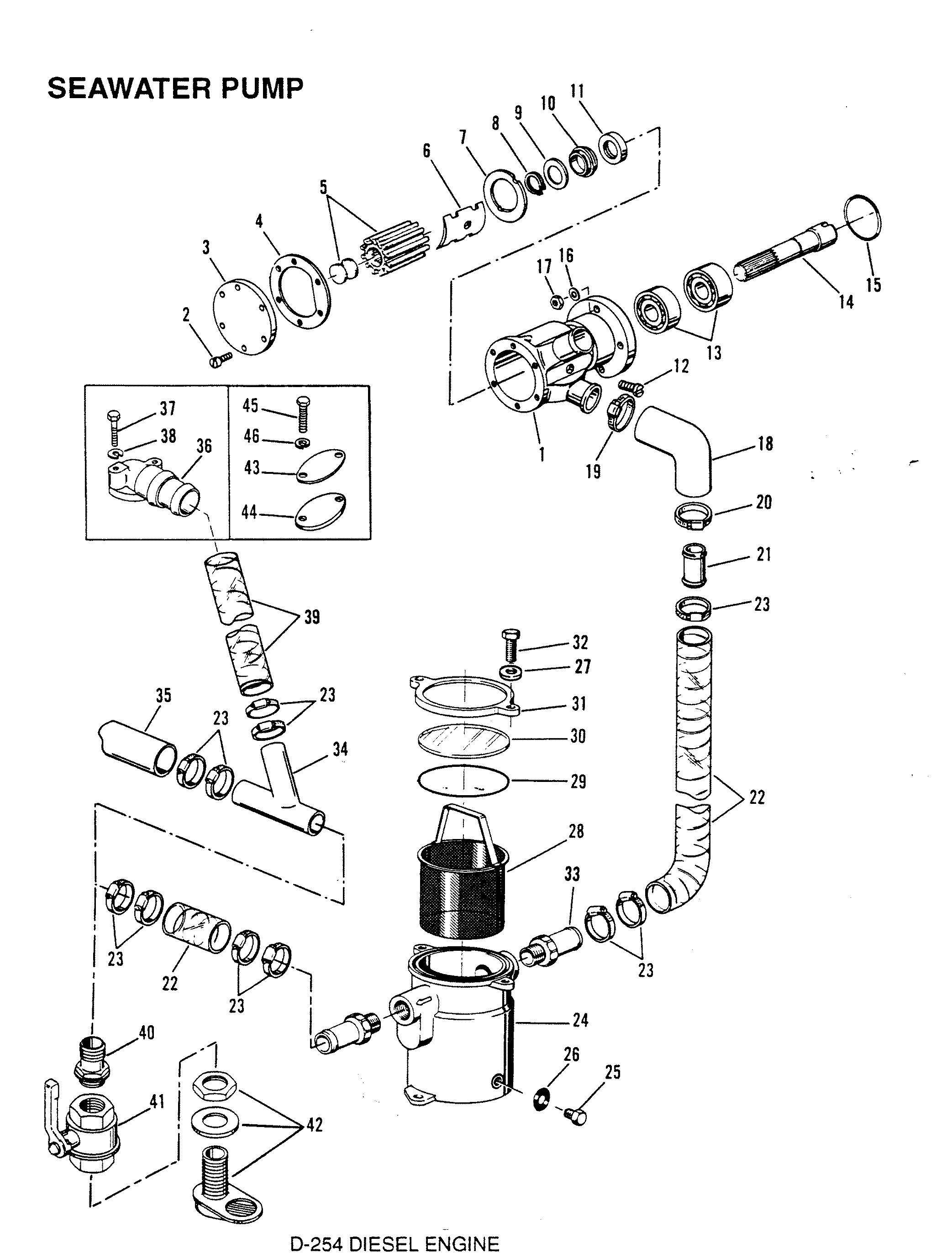 SEAWATER PUMP (STERN DRIVE)