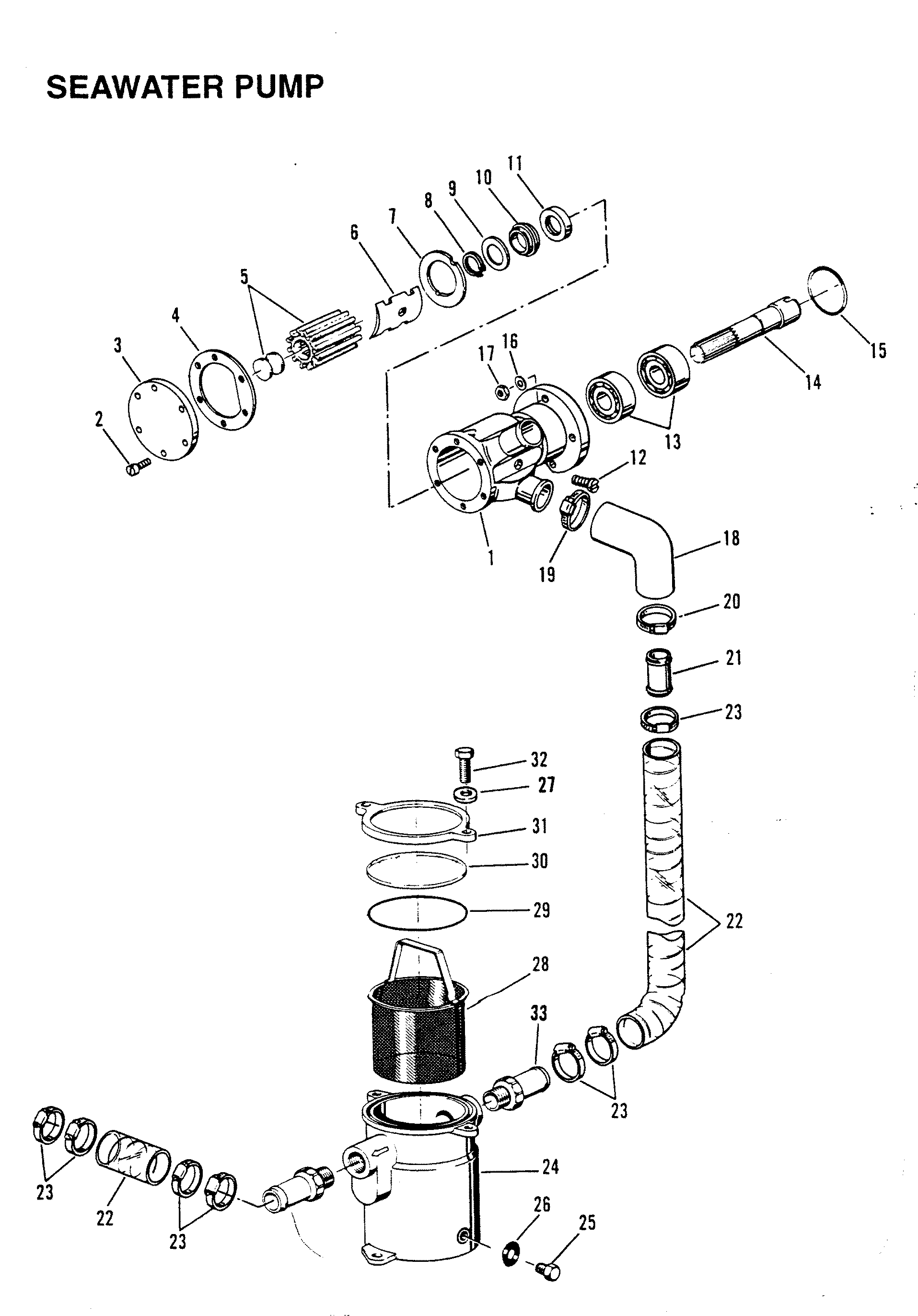 SEAWATER PUMP (INBOARD)