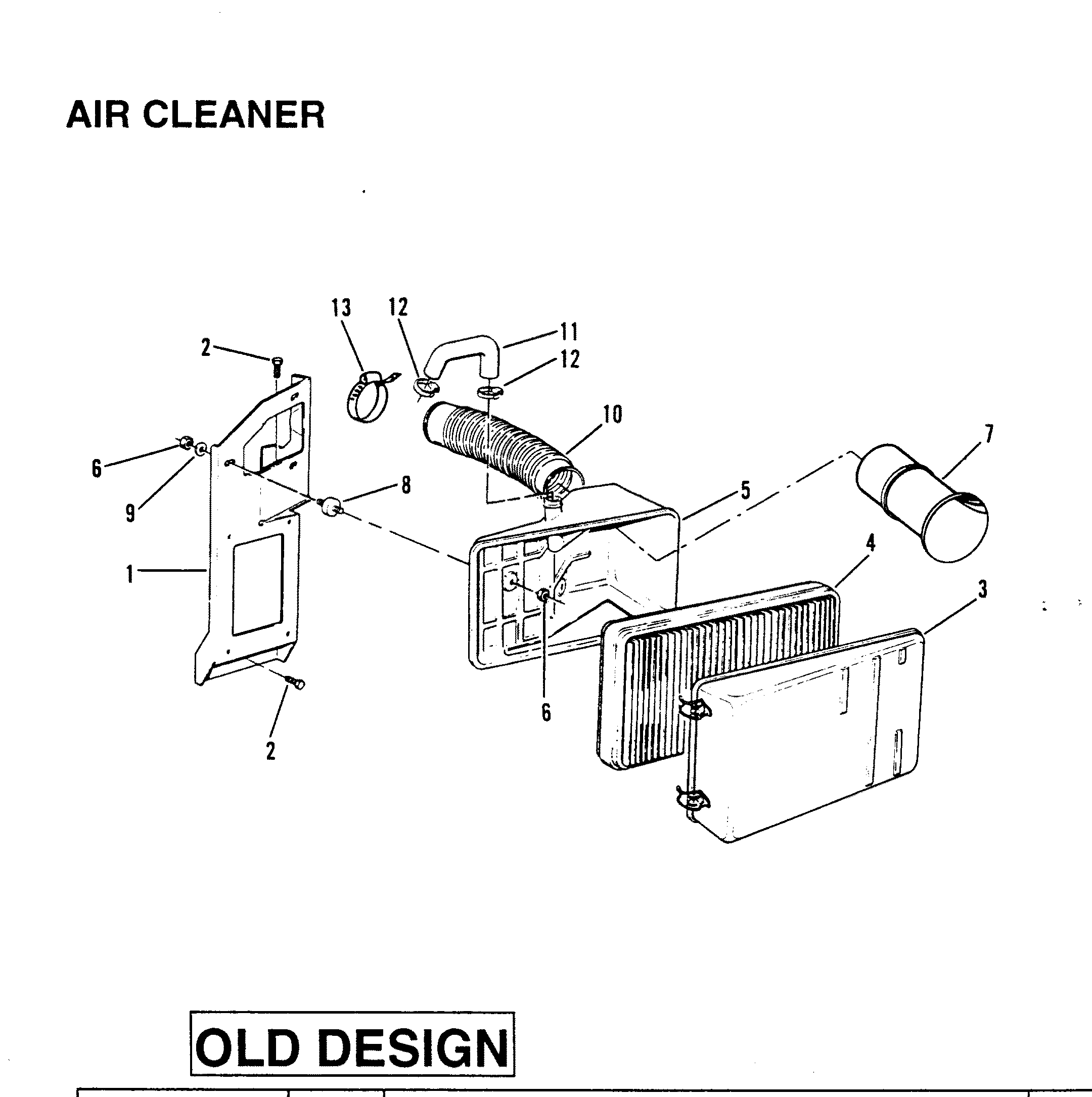 AIR CLEANER (OLD DESIGN)