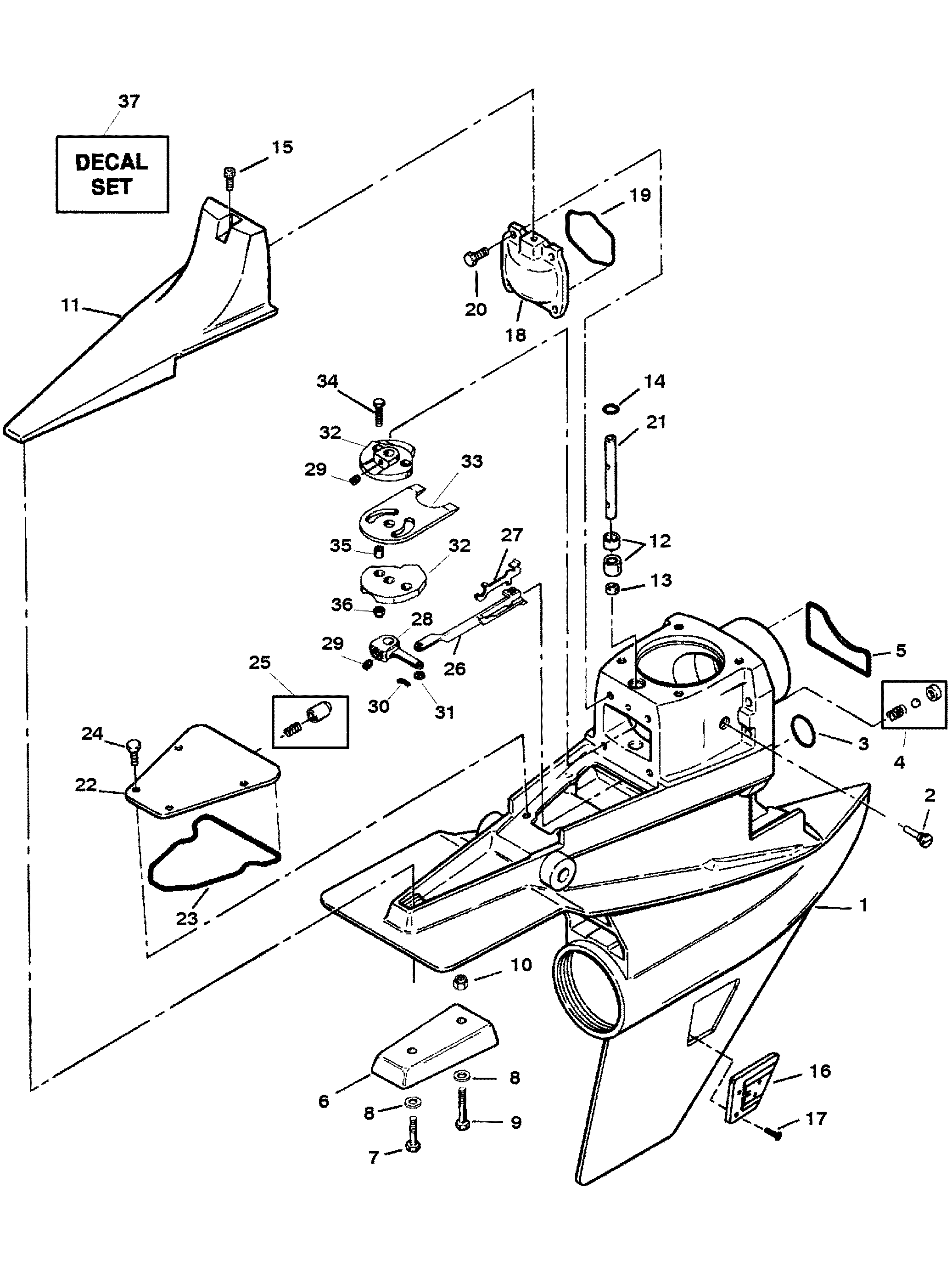 DRIVE HOUSING AND COMPONENTS