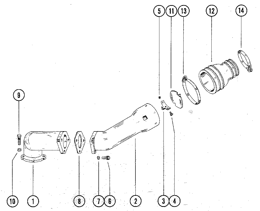 EXHAUST ELBOW ASSEMBLY