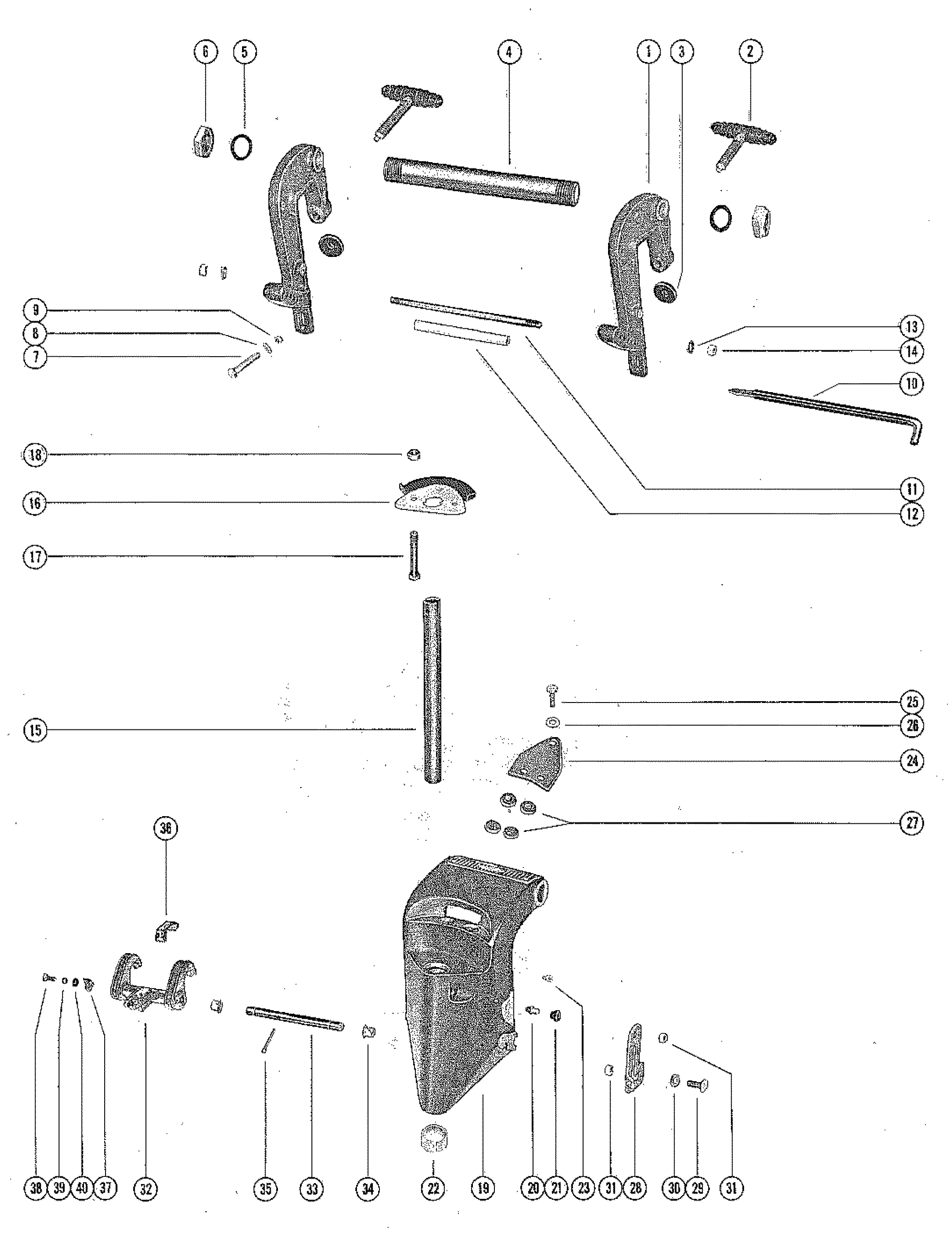 CLAMP AND SWIVEL BRACKET ASSEMBLY
