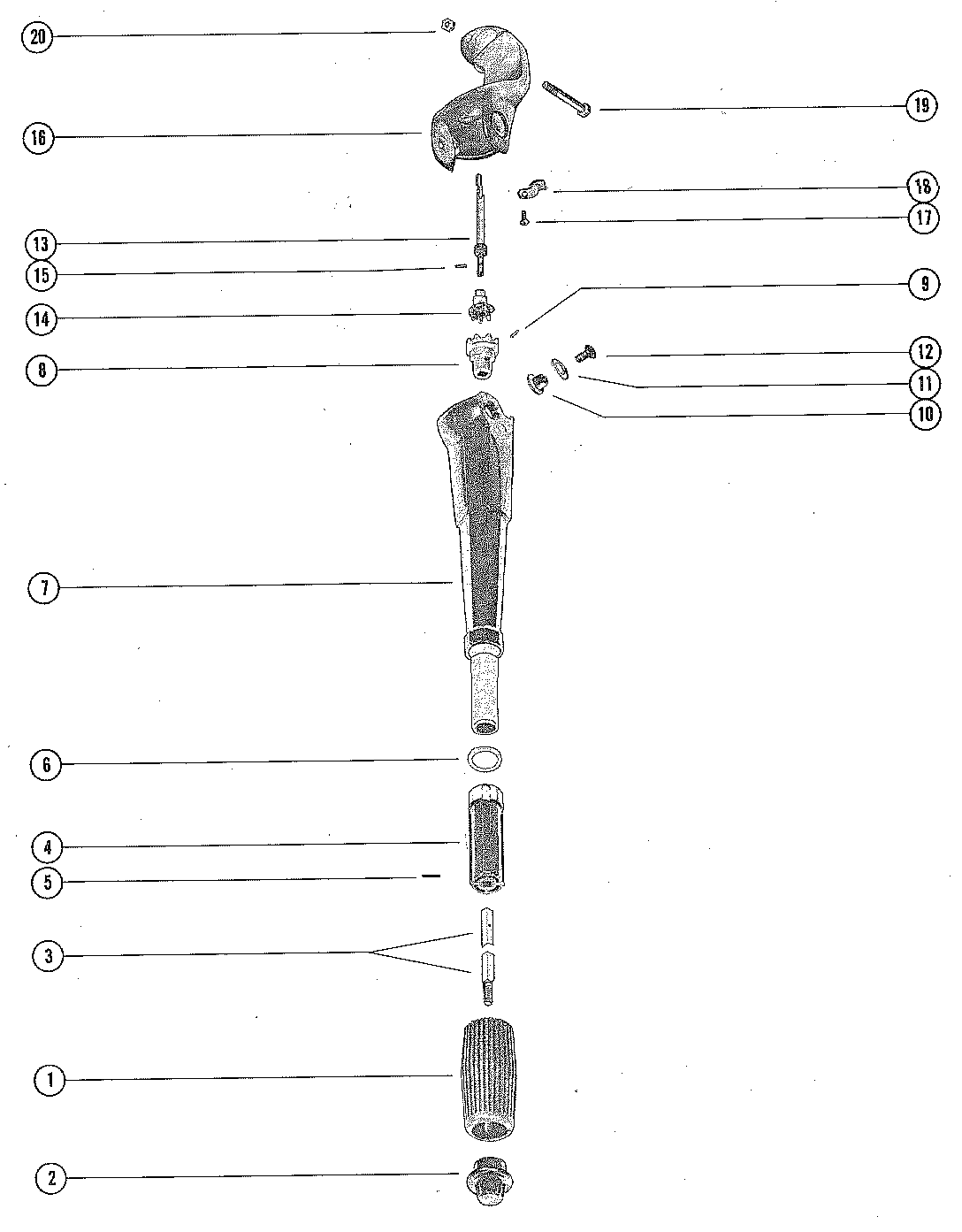 STEERING HANDLE ASSEMBLY