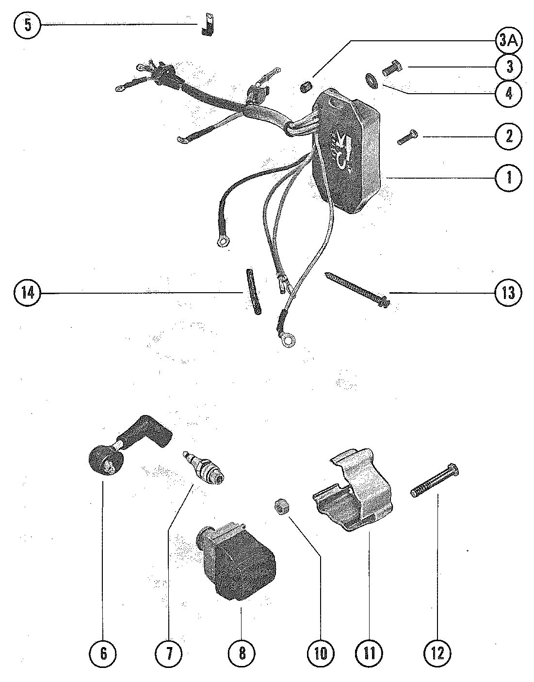 SWITCH BOX AND IGNITION COIL