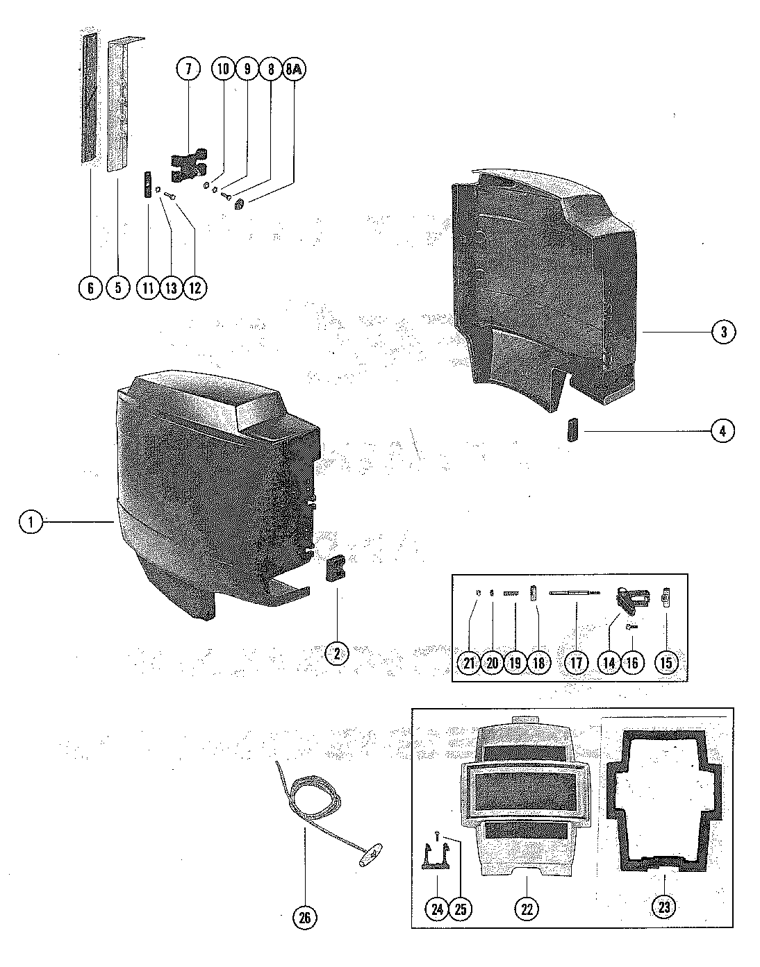 COWLING AND FRONT COVER