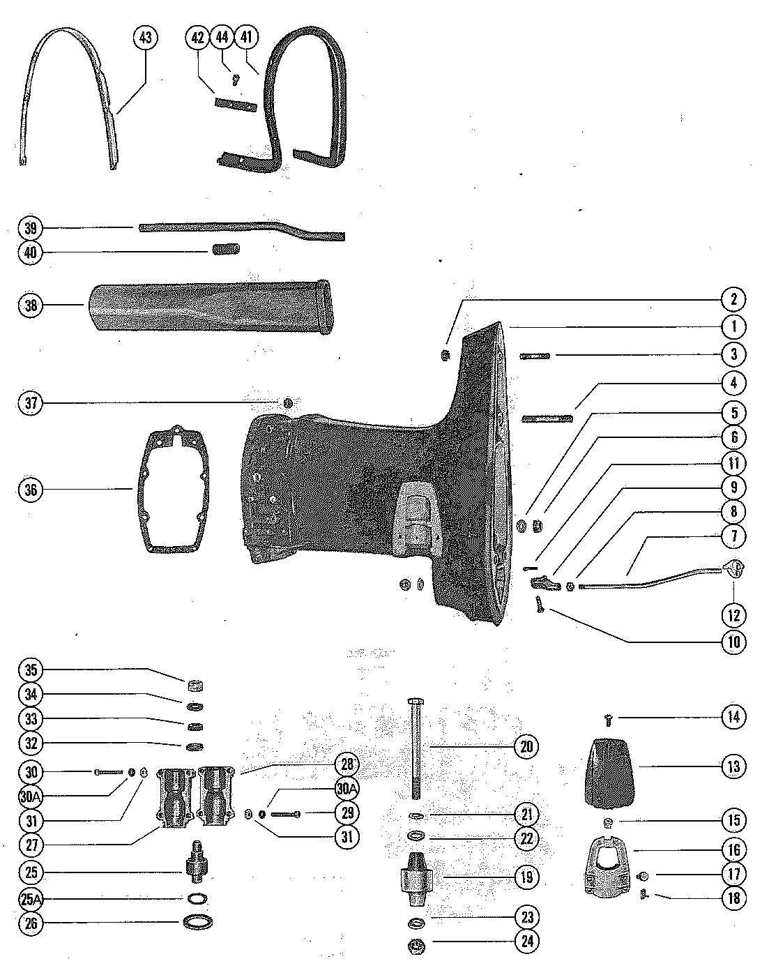 DRIVE SHAFT HOUSING ASSEMBLY (G4)