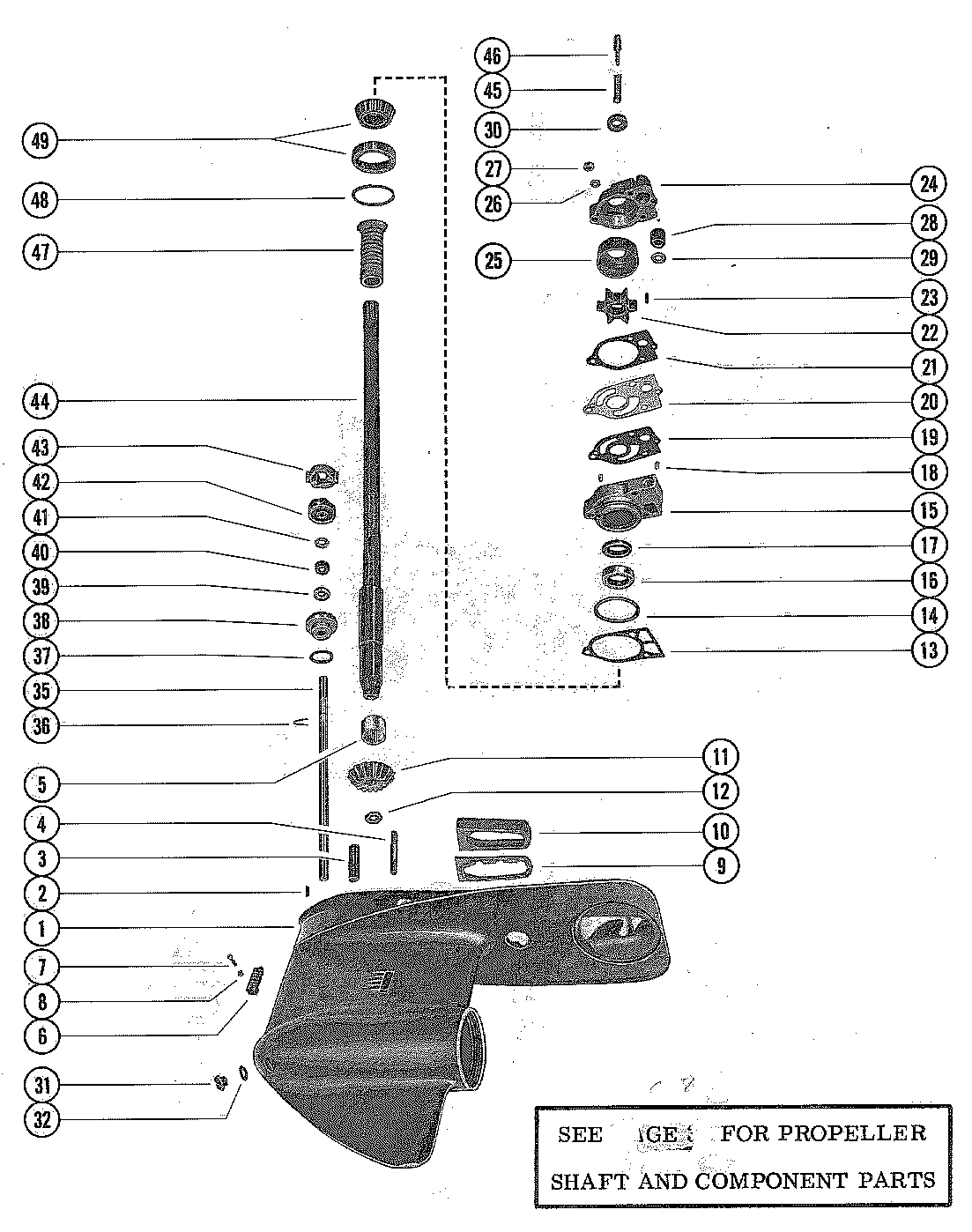 GEAR HOUSING ASSEMBLY, COMPLETE (G6)