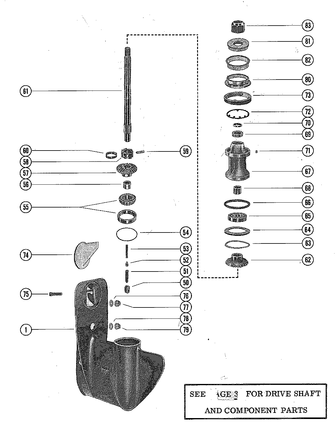GEAR HOUSING ASSEMBLY, COMPLETE (G8)