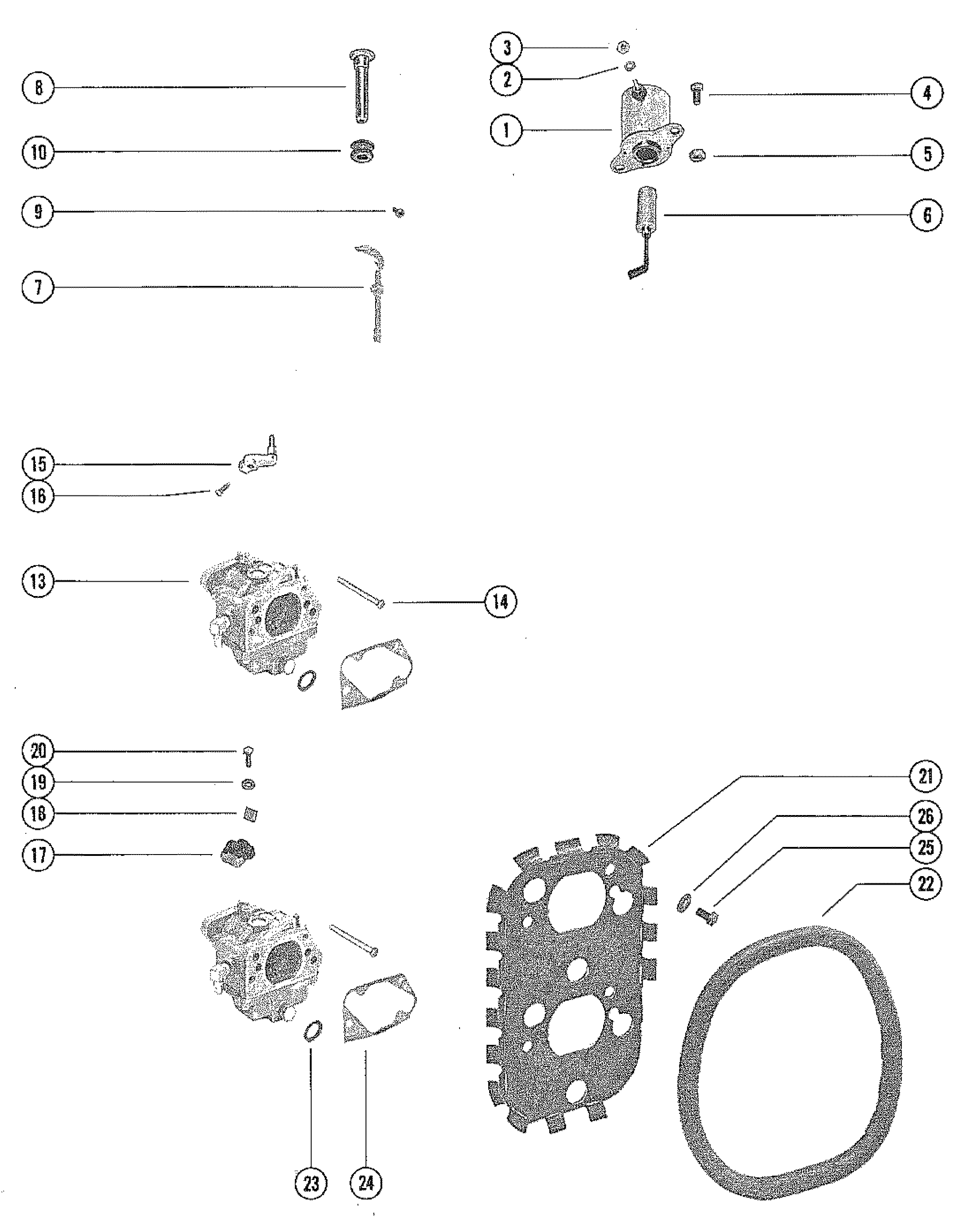 CARBURETOR LINKAGE AND CHOKE SOLENOID