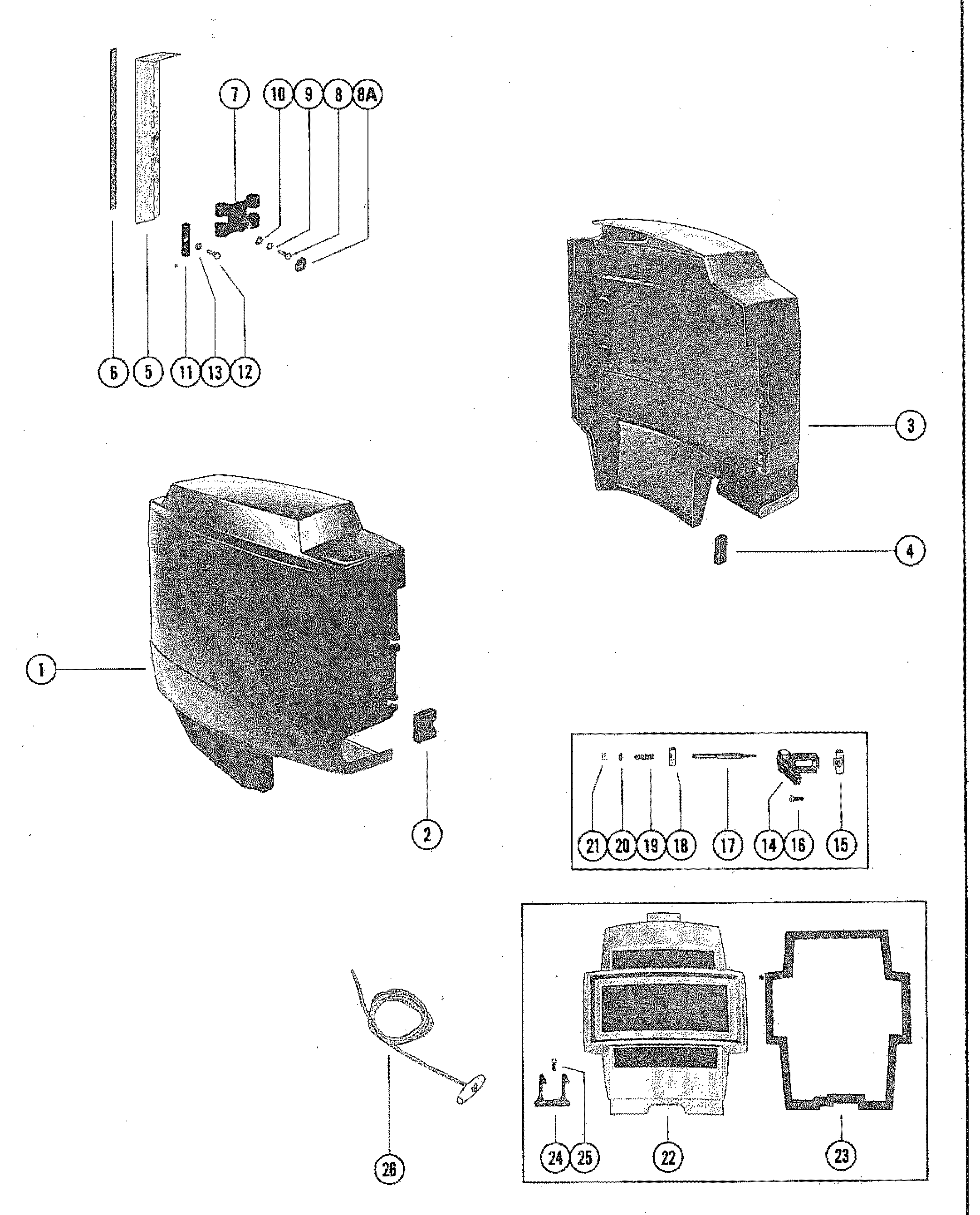 COWLING AND FRONT COVER