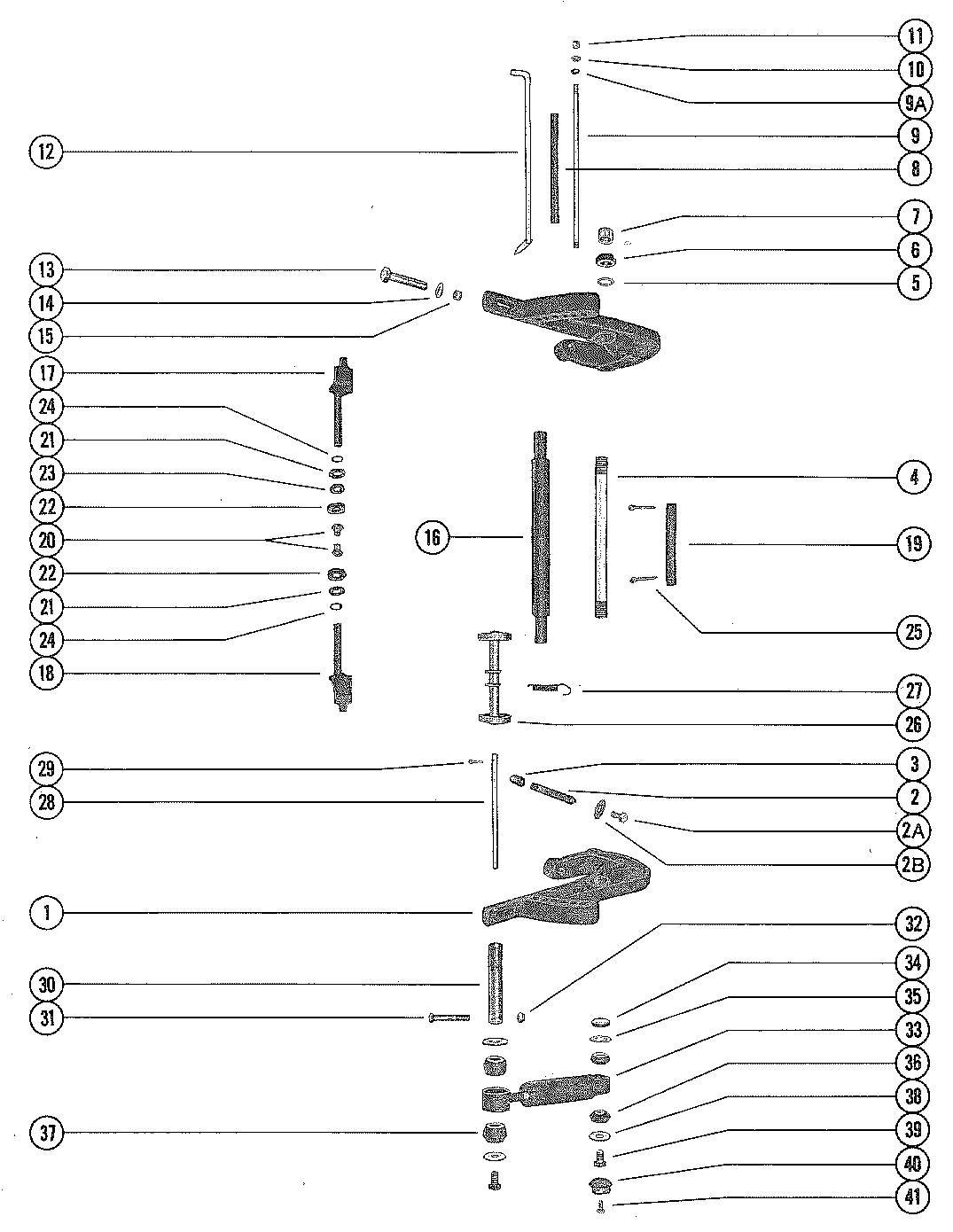 CLAMP BRACKET AND REVERSE LOCK
