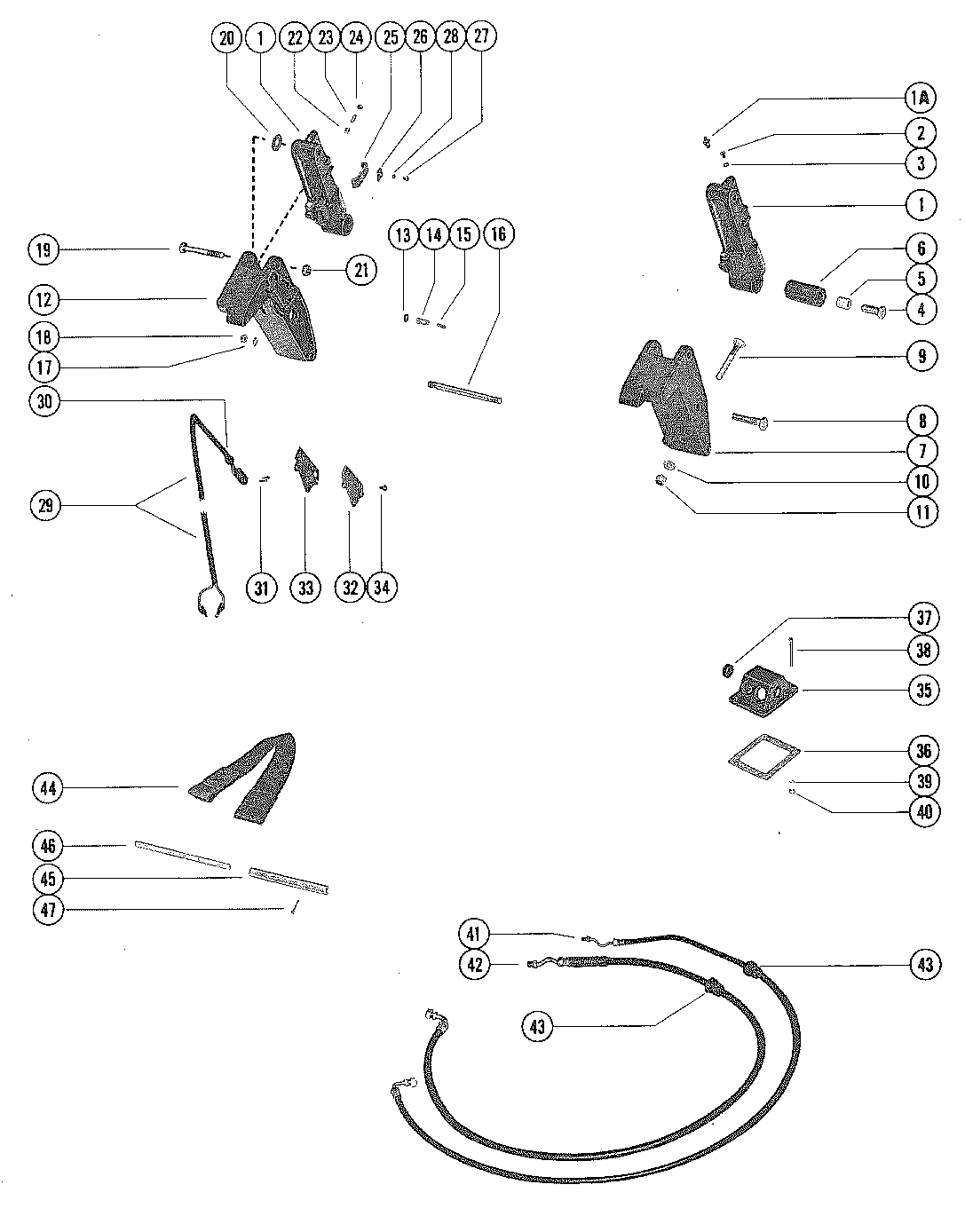 TRIM CYLINDERS AND HYDRAULIC HOSES