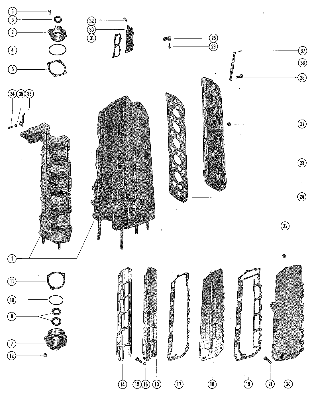 END CAP,MANIFOLD AND EXHAUST COVERS