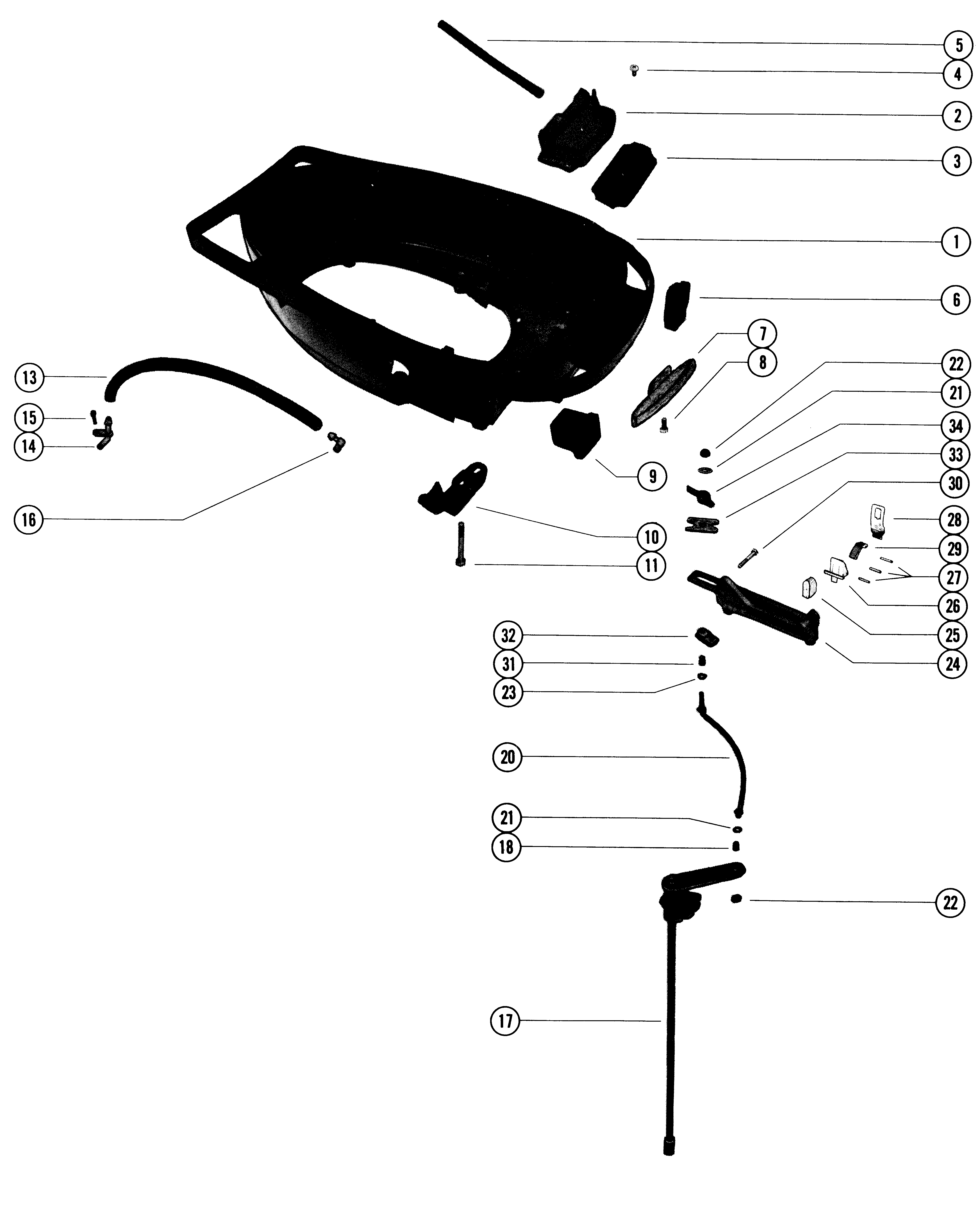 BOTTOM COWL AND SHIFT LINKAGE