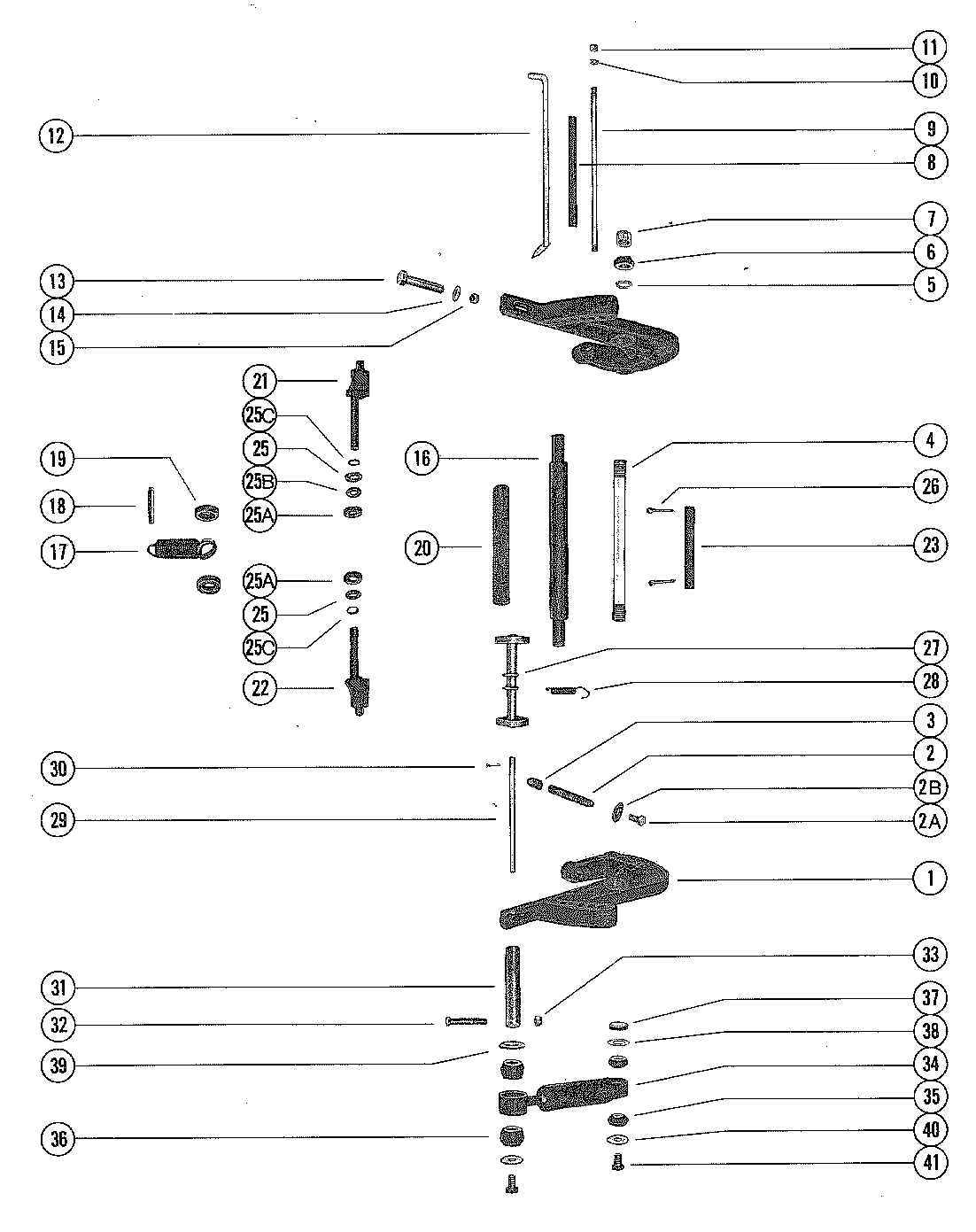 CLAMP BRACKET AND REVERSE LOCK
