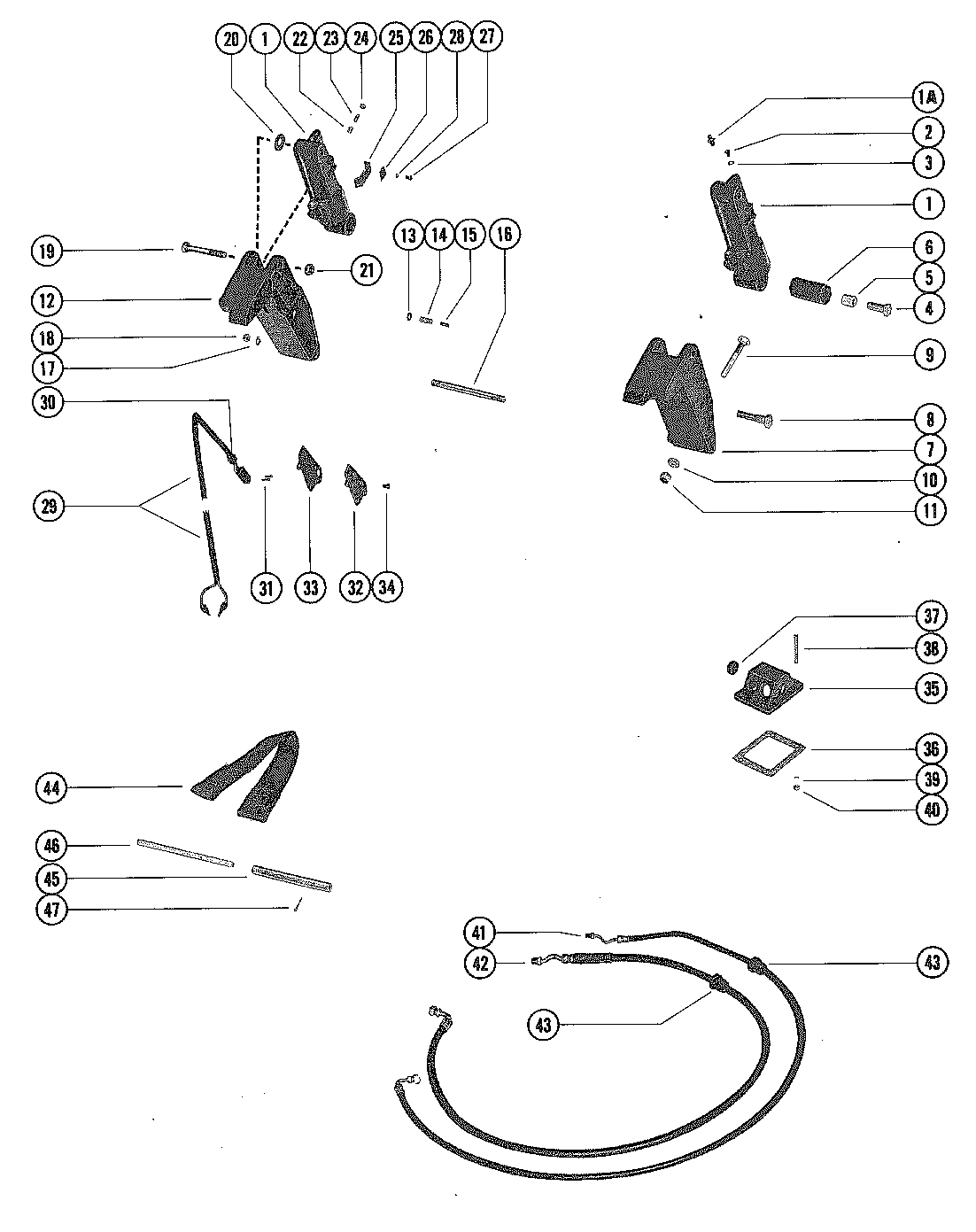 TRIM CYLINDERS AND HYDRAULIC HOSES